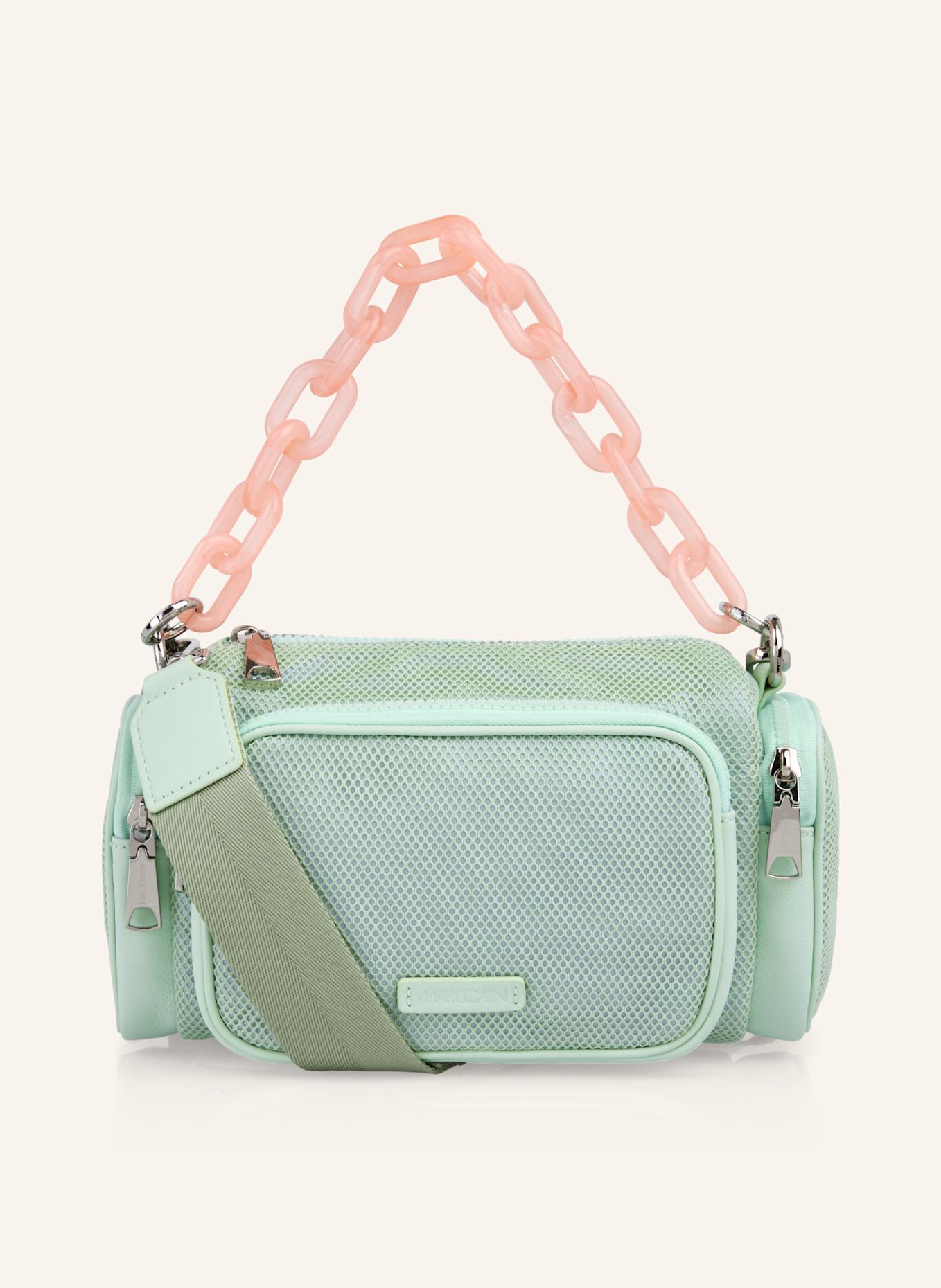 MARC CAIN Schultertasche: HELLBLAU