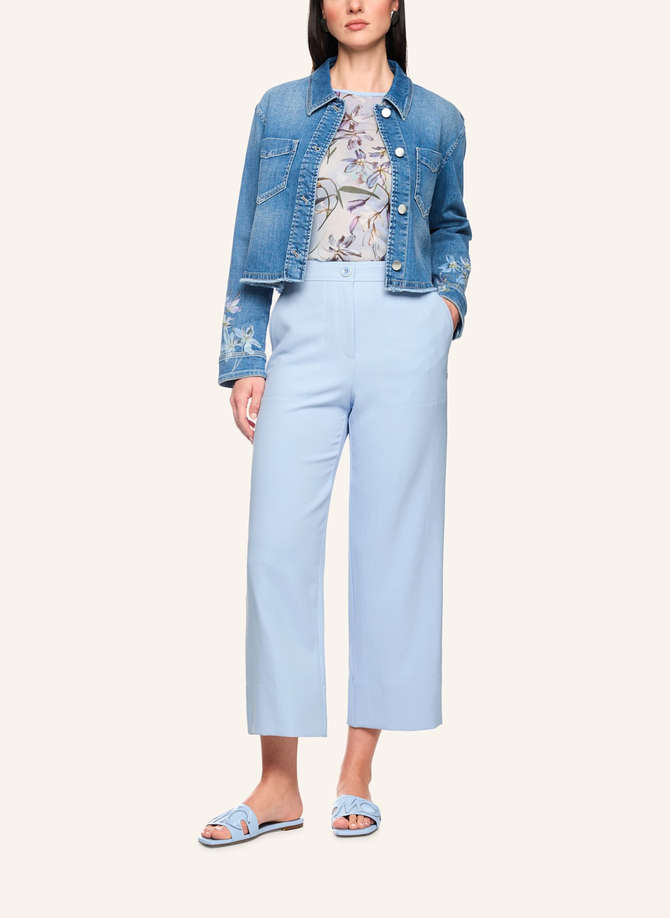 MARC CAIN Hose WUKARI: BLAU