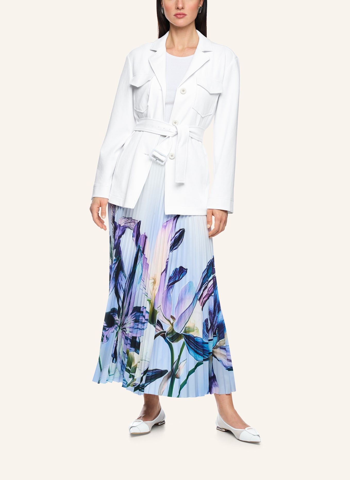 MARC CAIN Blazer: WEISS