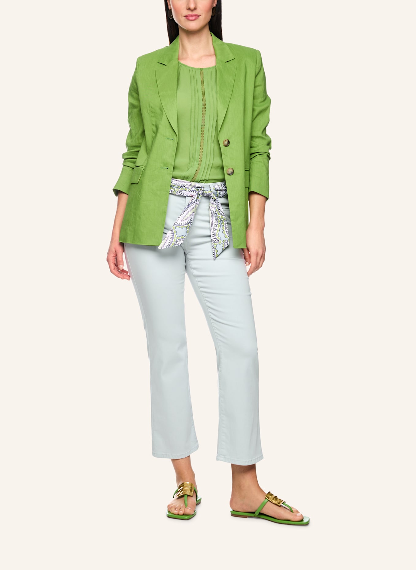 MARC CAIN Straight Jeans FORLI: BLAU