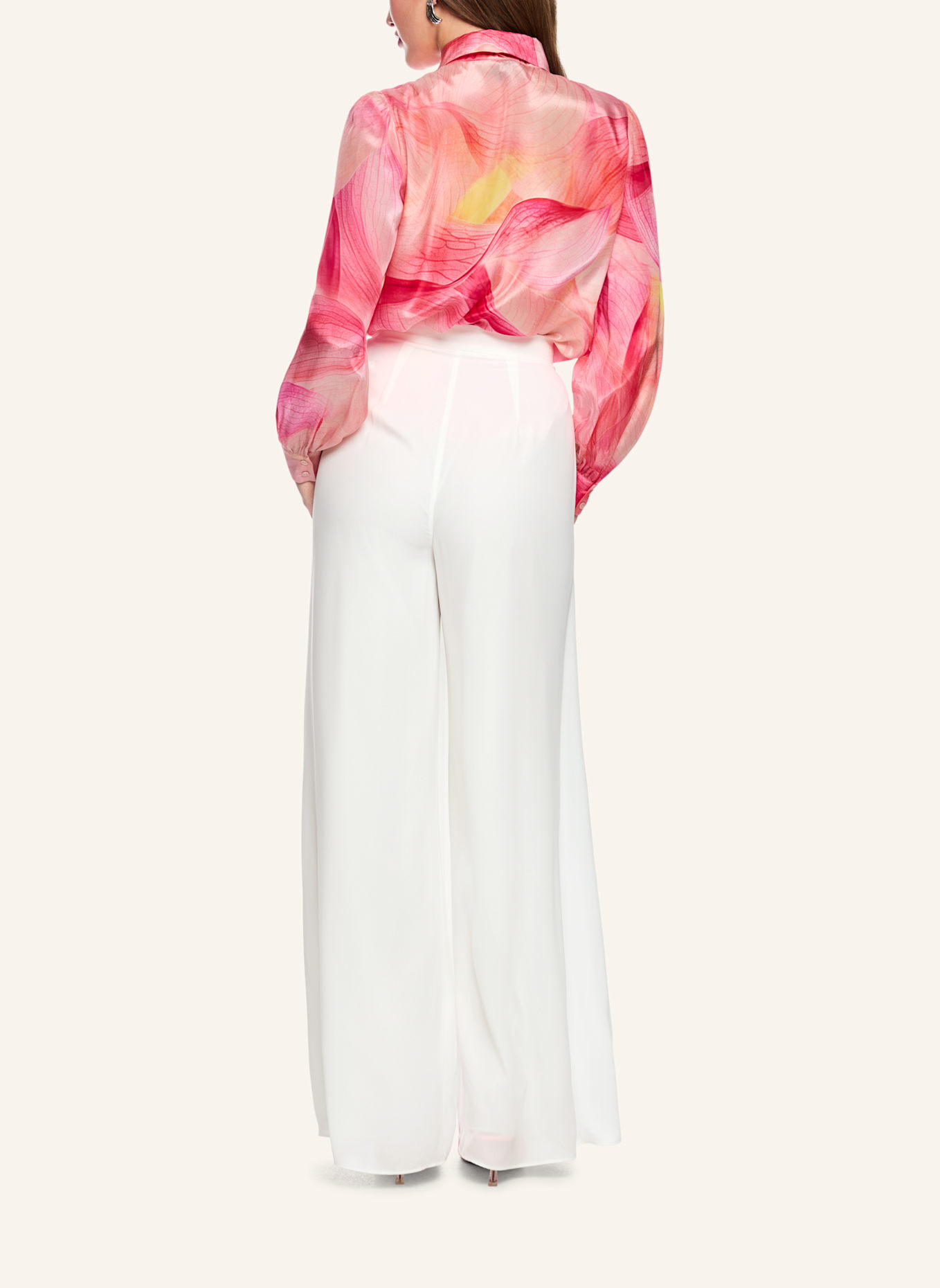 MARC CAIN Hose WILLMAR: WEISS/ CREME