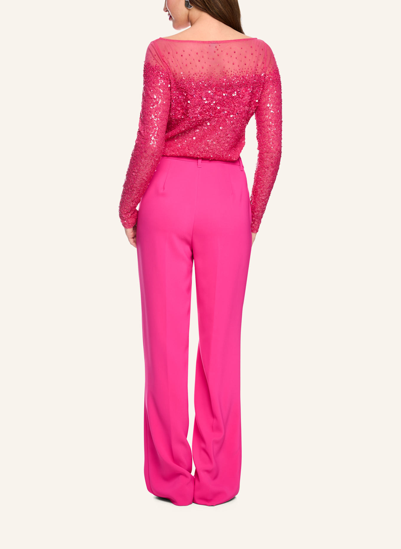 MARC CAIN Marlenehose WASCO: LILA