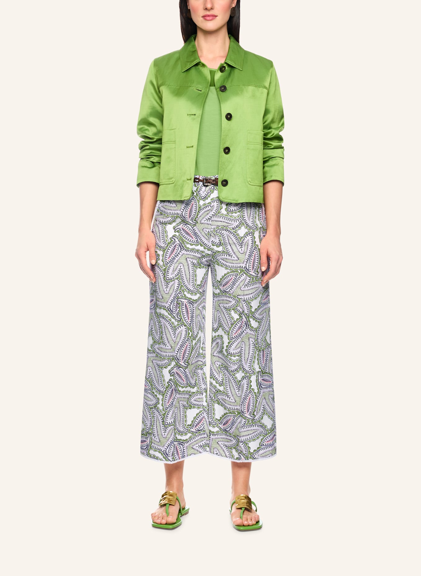 MARC CAIN Hose WAUKEE: WEISS