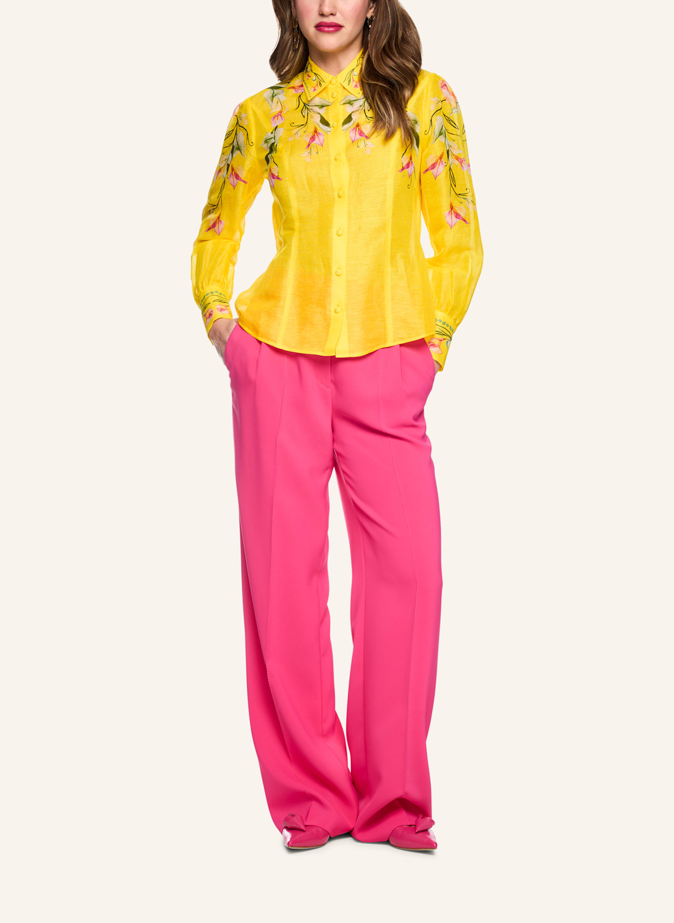 MARC CAIN Bluse: GELB