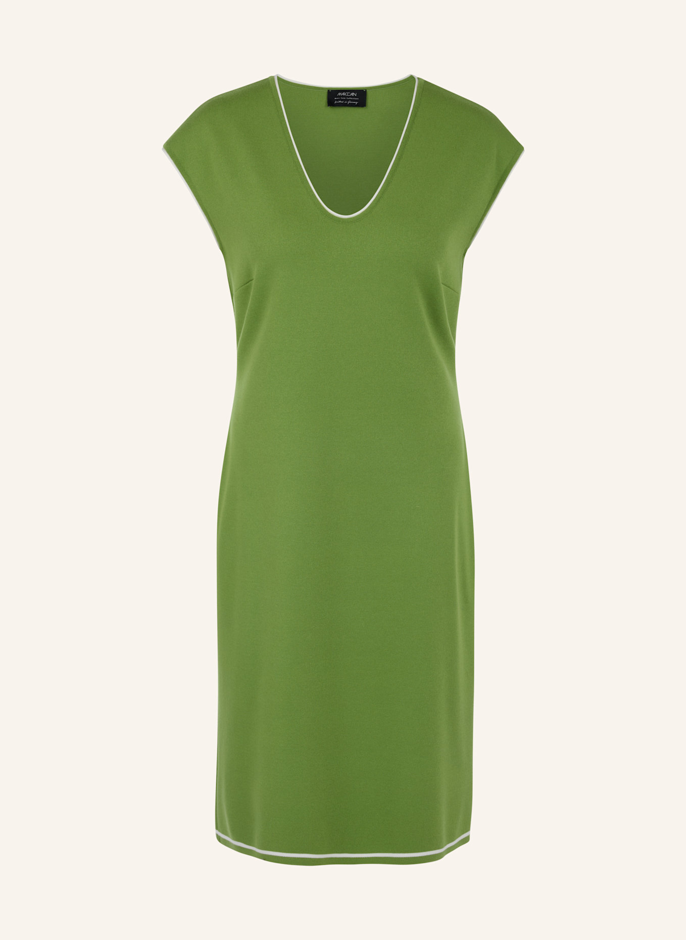 MARC CAIN Strickkleid: GRÜN