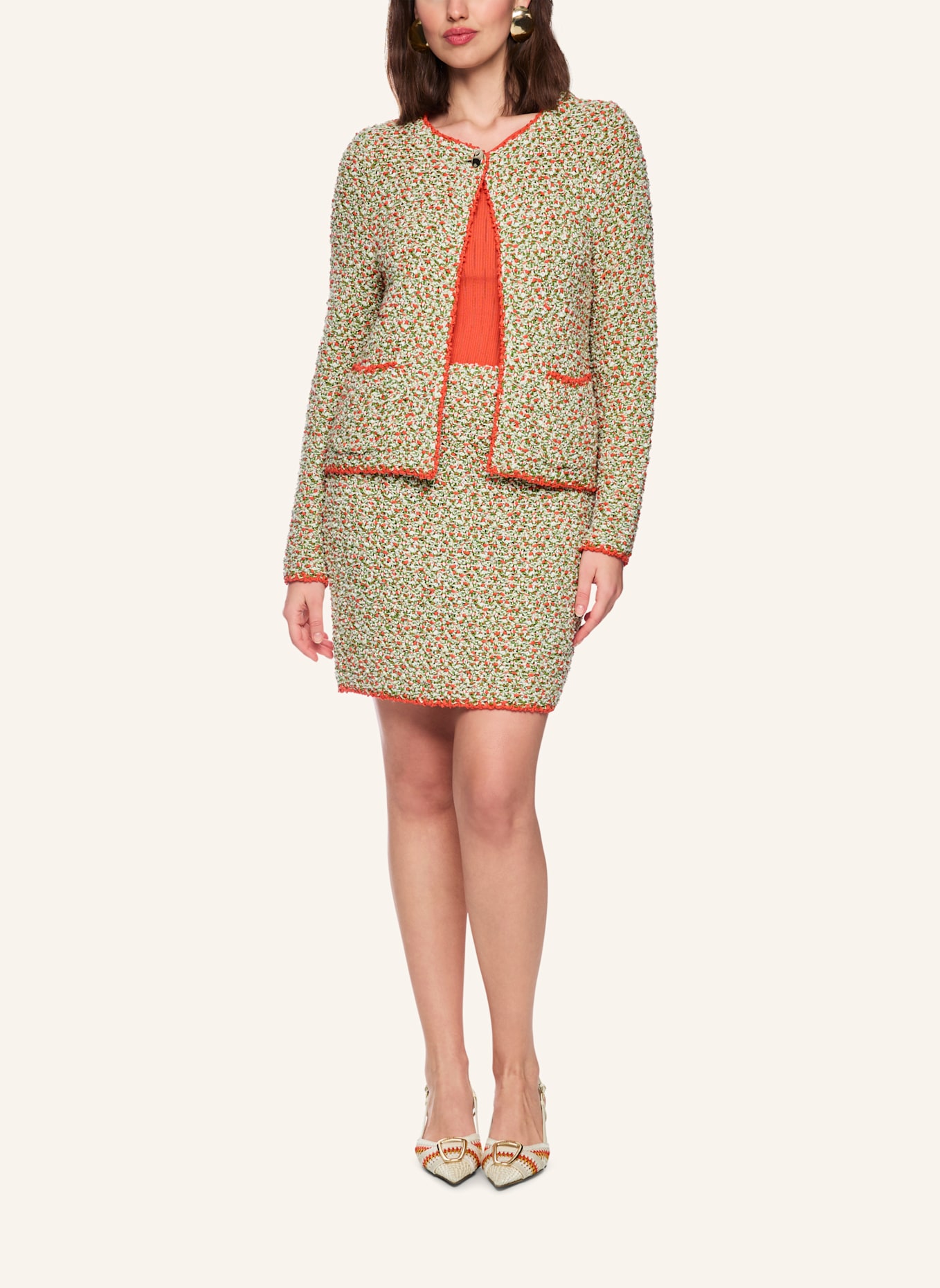 MARC CAIN Cardigan: ROT