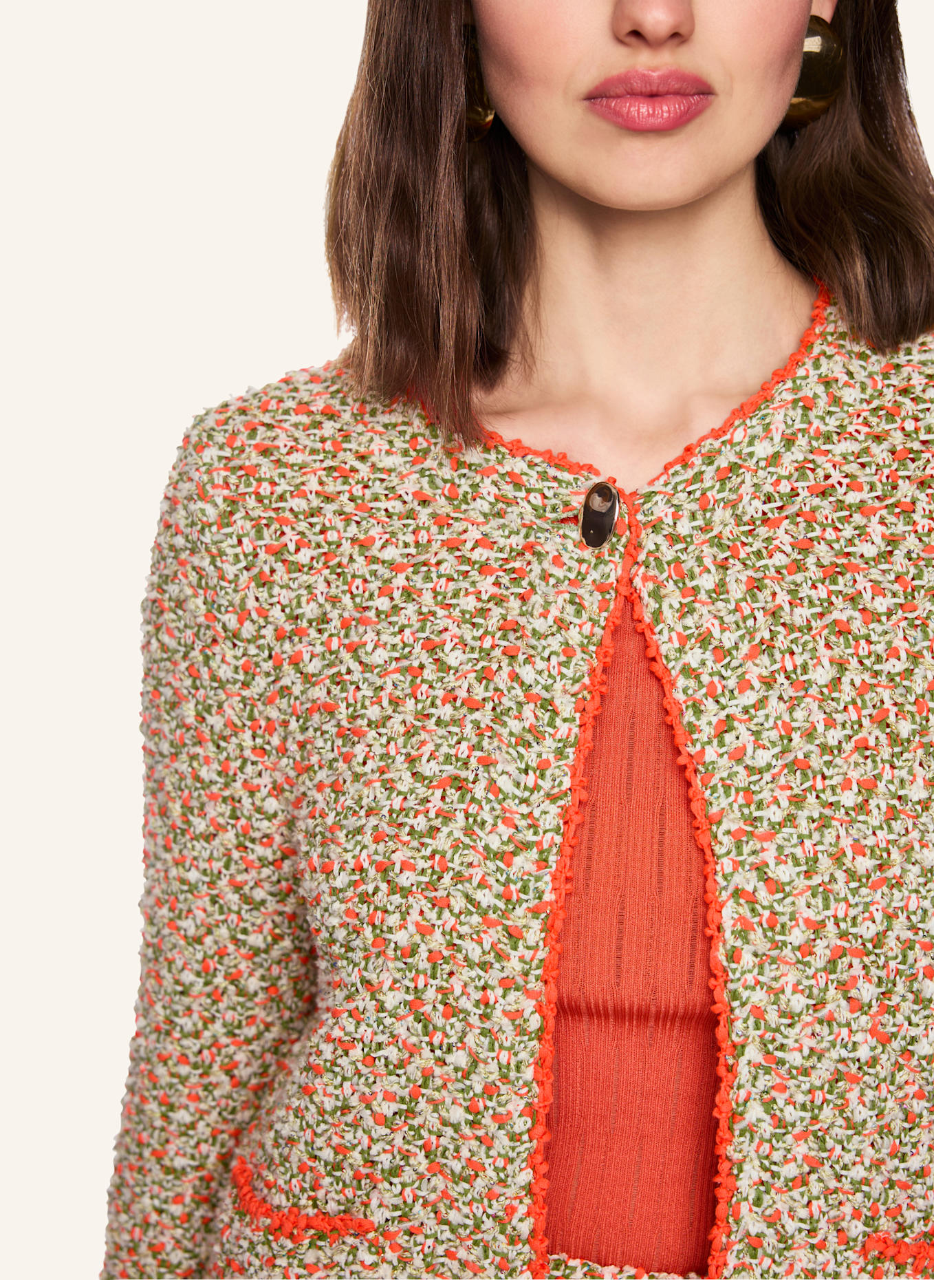 MARC CAIN Cardigan: ROT