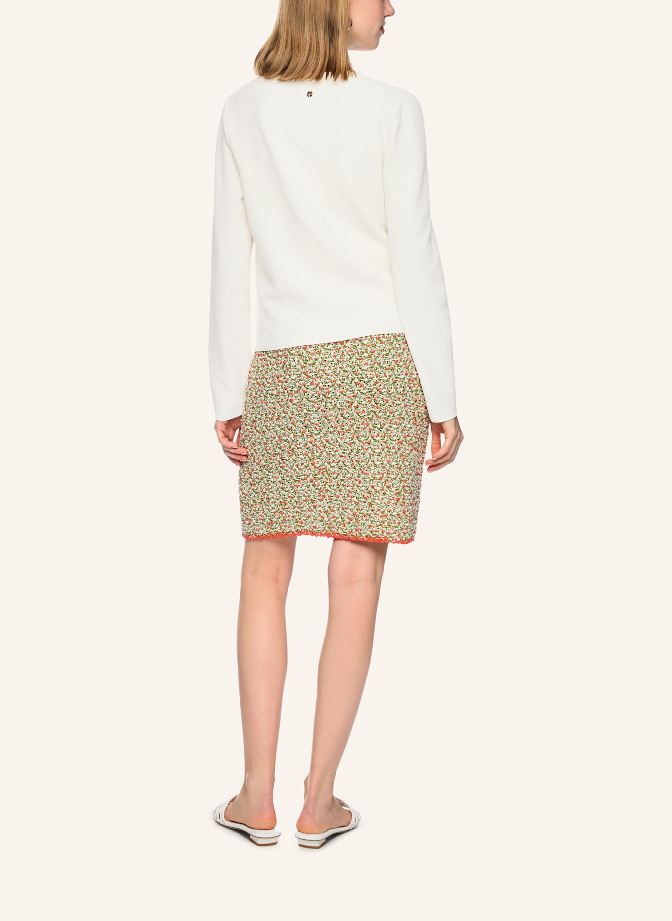 MARC CAIN Cardigan: BEIGE