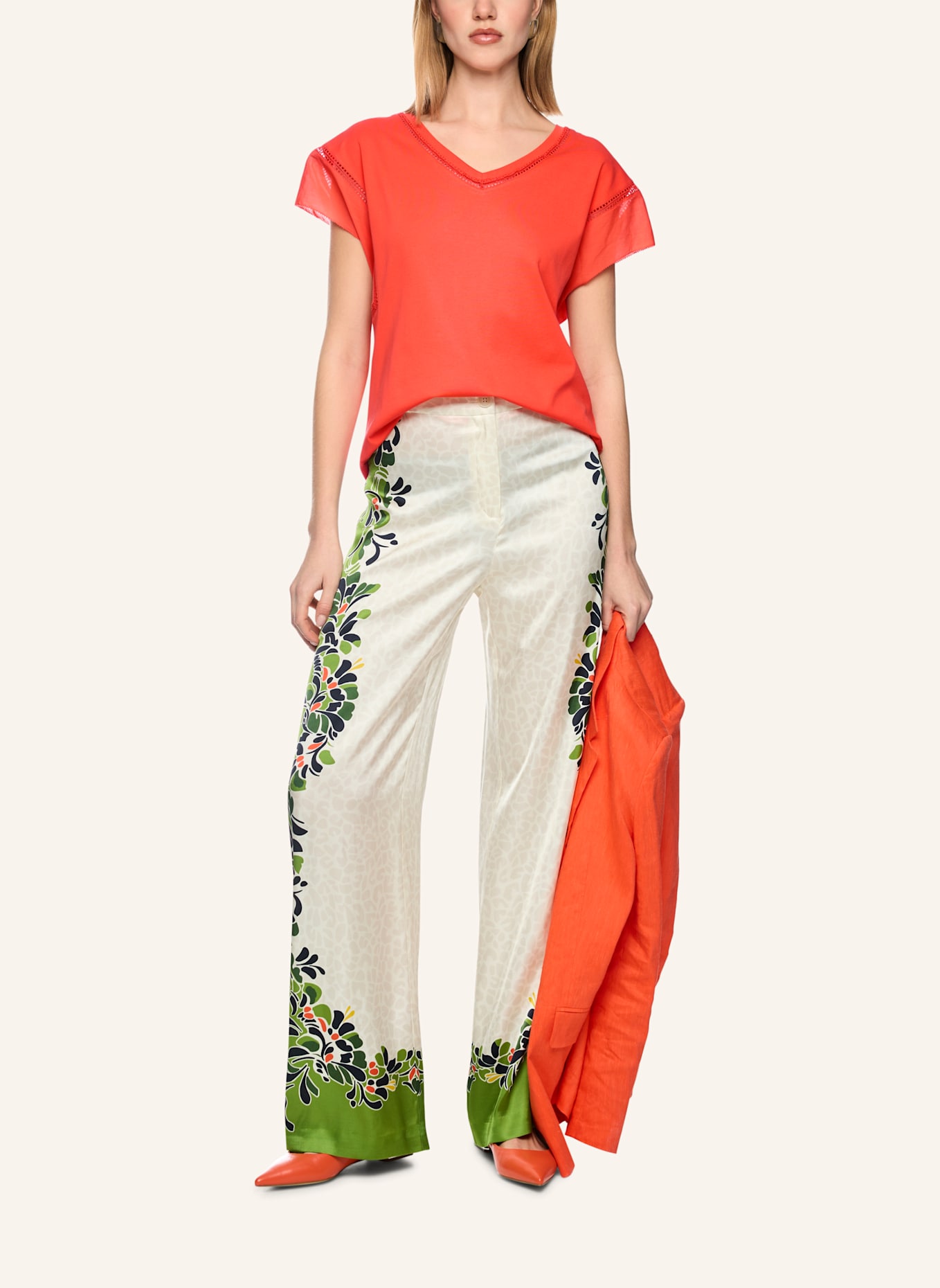 MARC CAIN T-Shirt: ROT