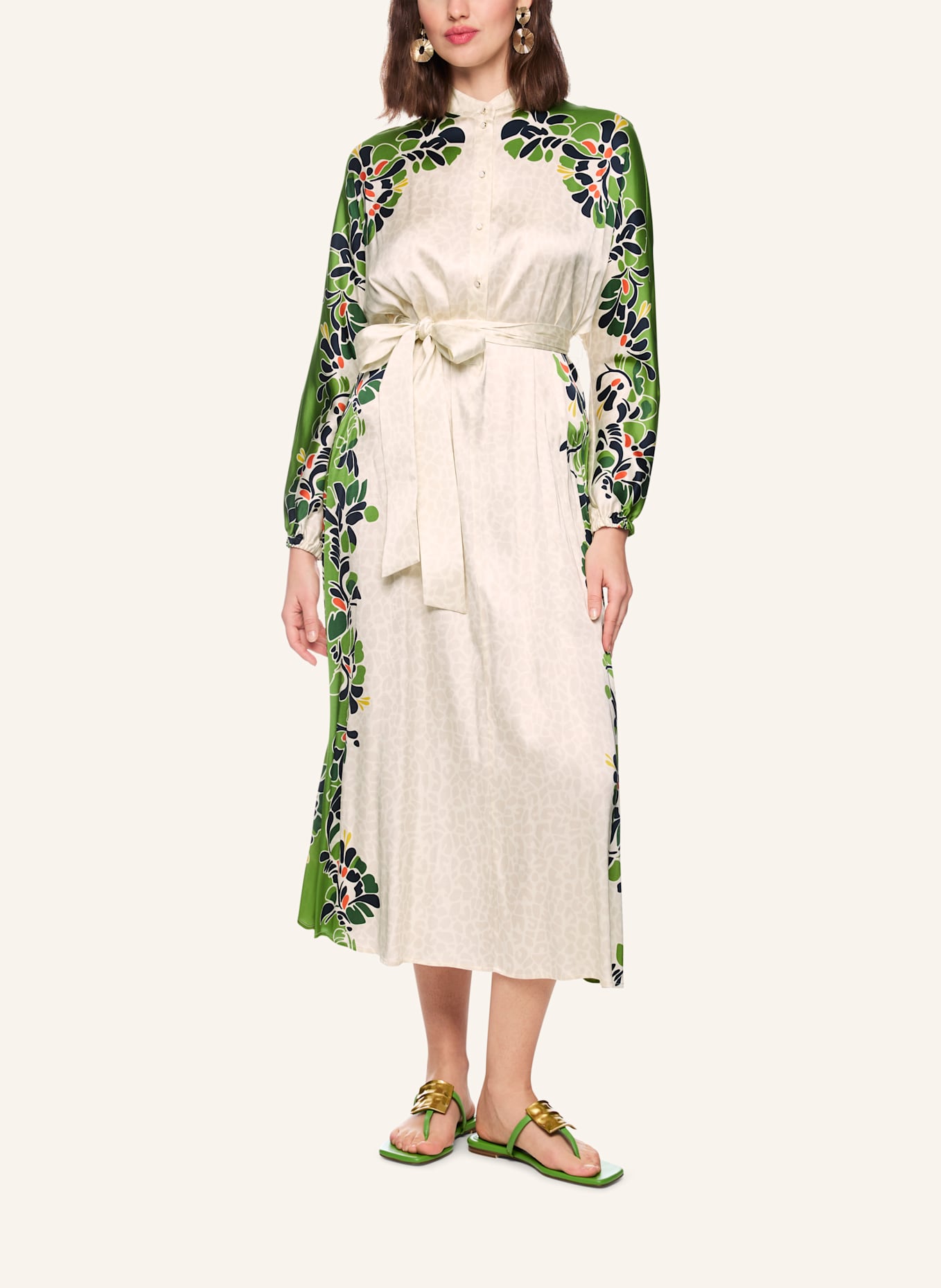 MARC CAIN Kleid: BEIGE