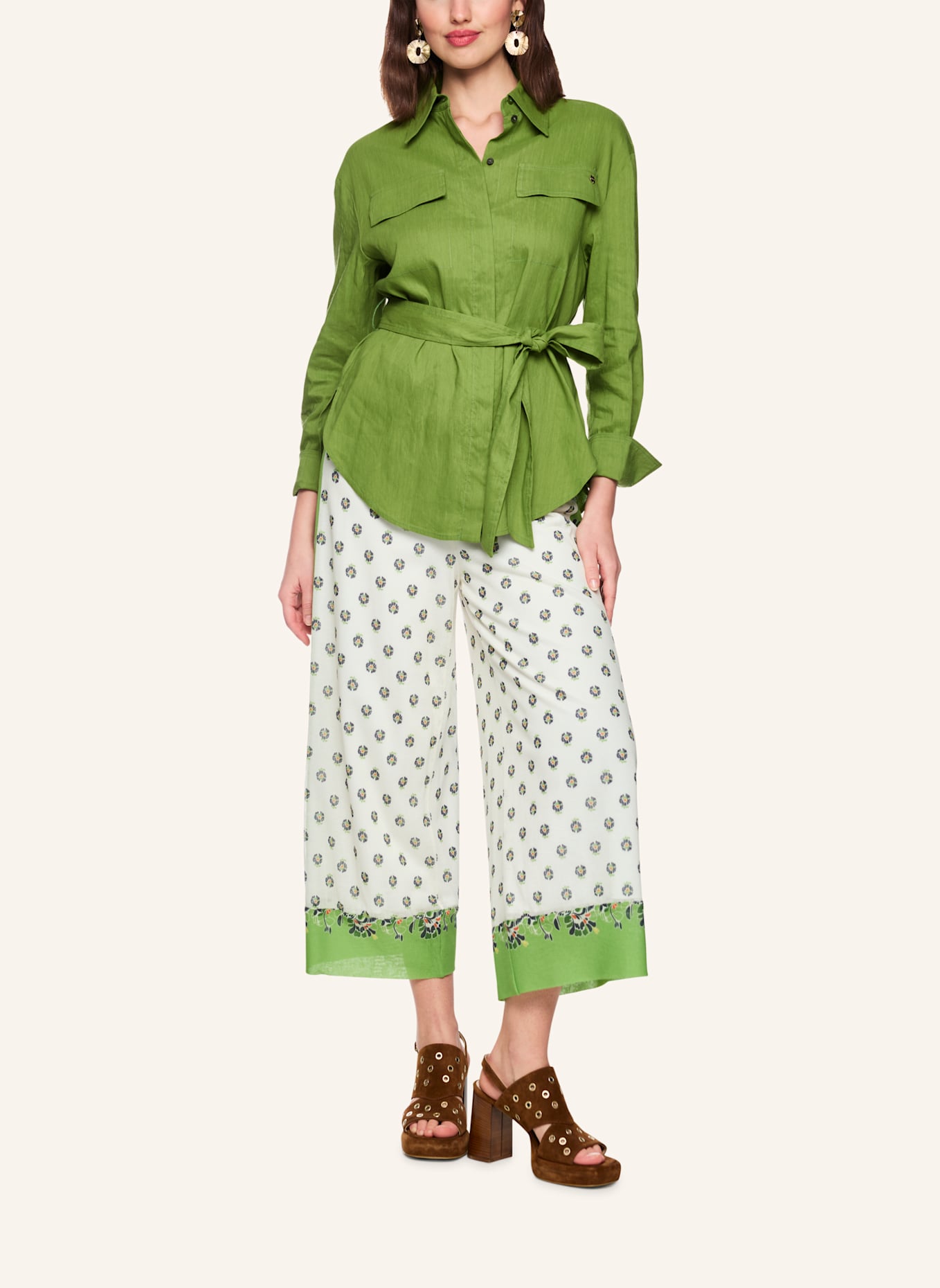 MARC CAIN Bluse: GRÜN