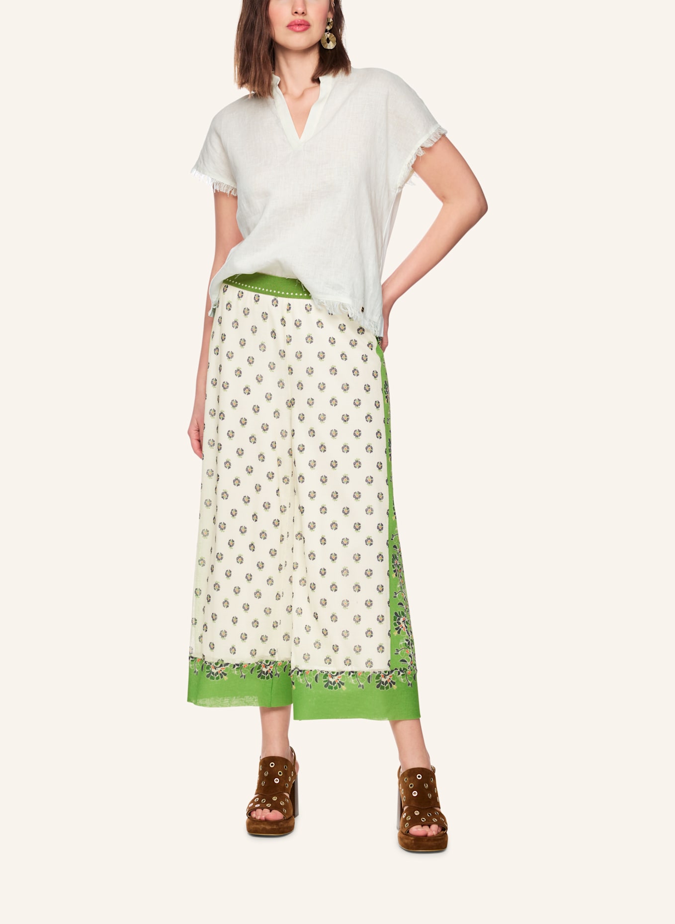 MARC CAIN Hose WILLMAR: BEIGE