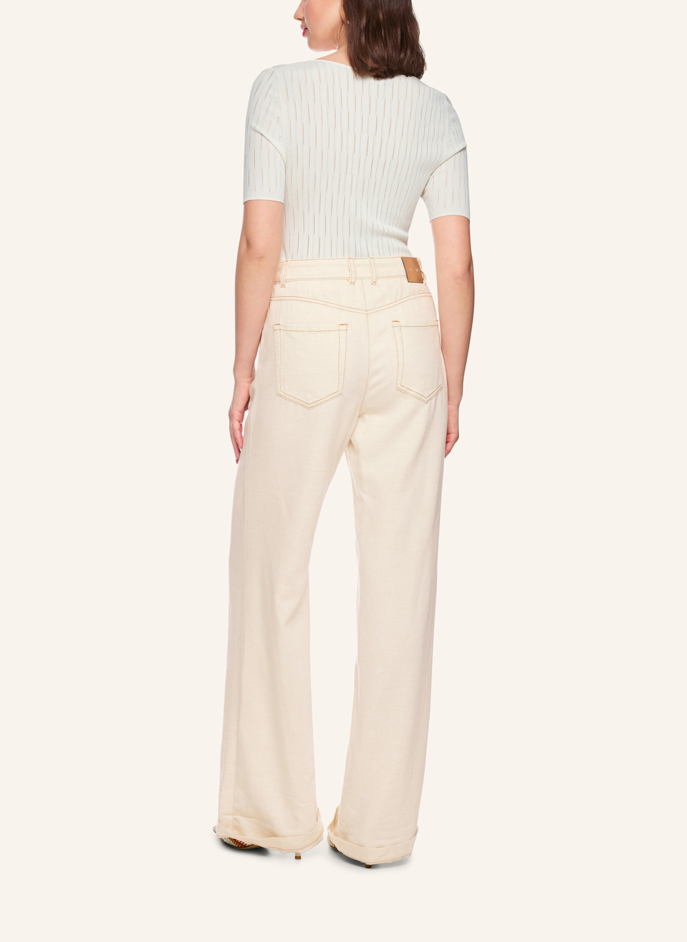 MARC CAIN Jeans WARRI: BEIGE