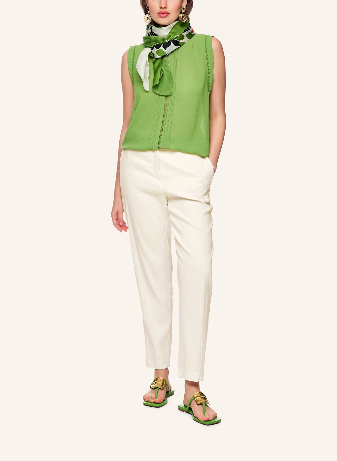 MARC CAIN Hose FORDON: BEIGE