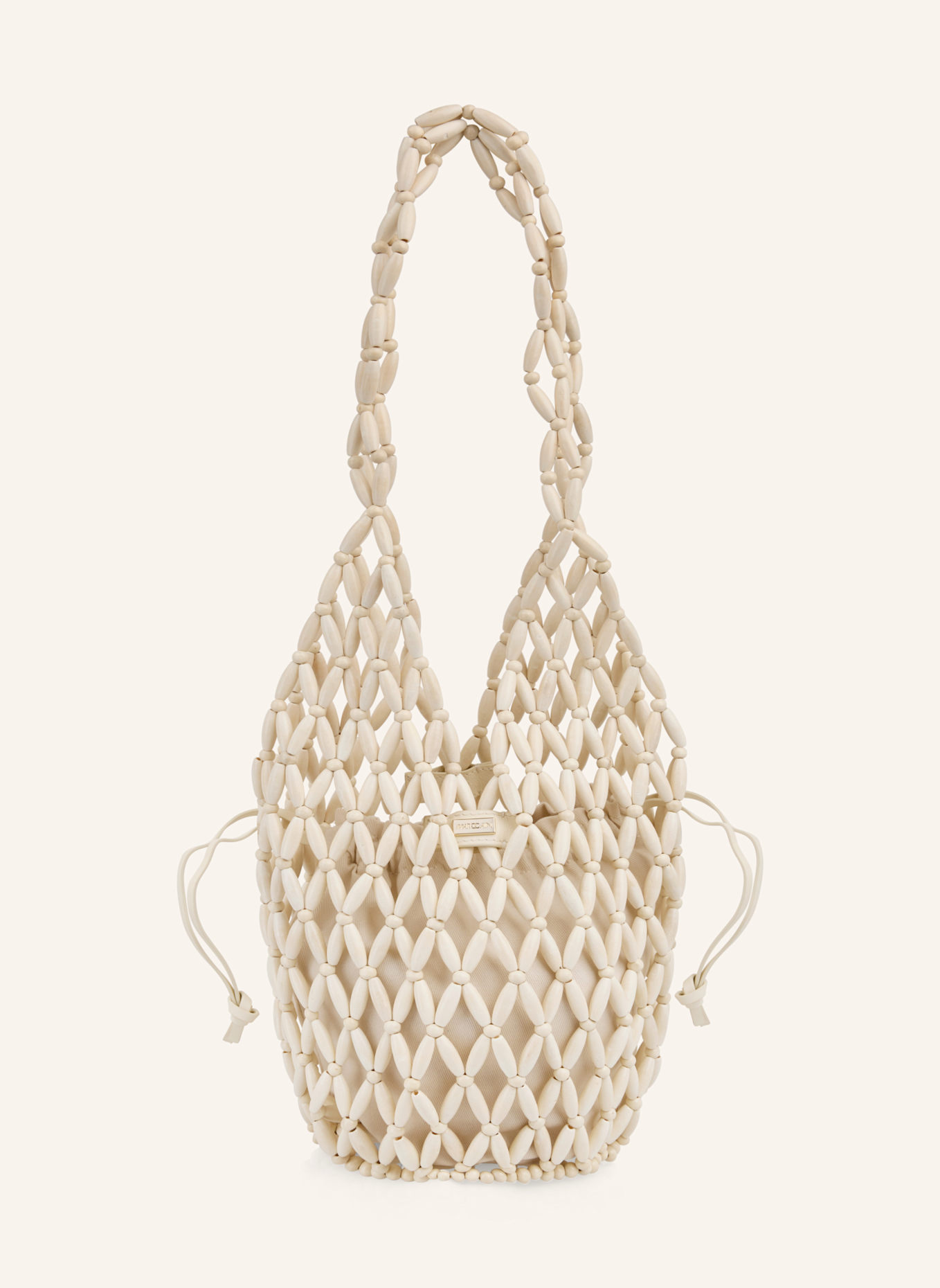 MARC CAIN Schultertasche: BEIGE