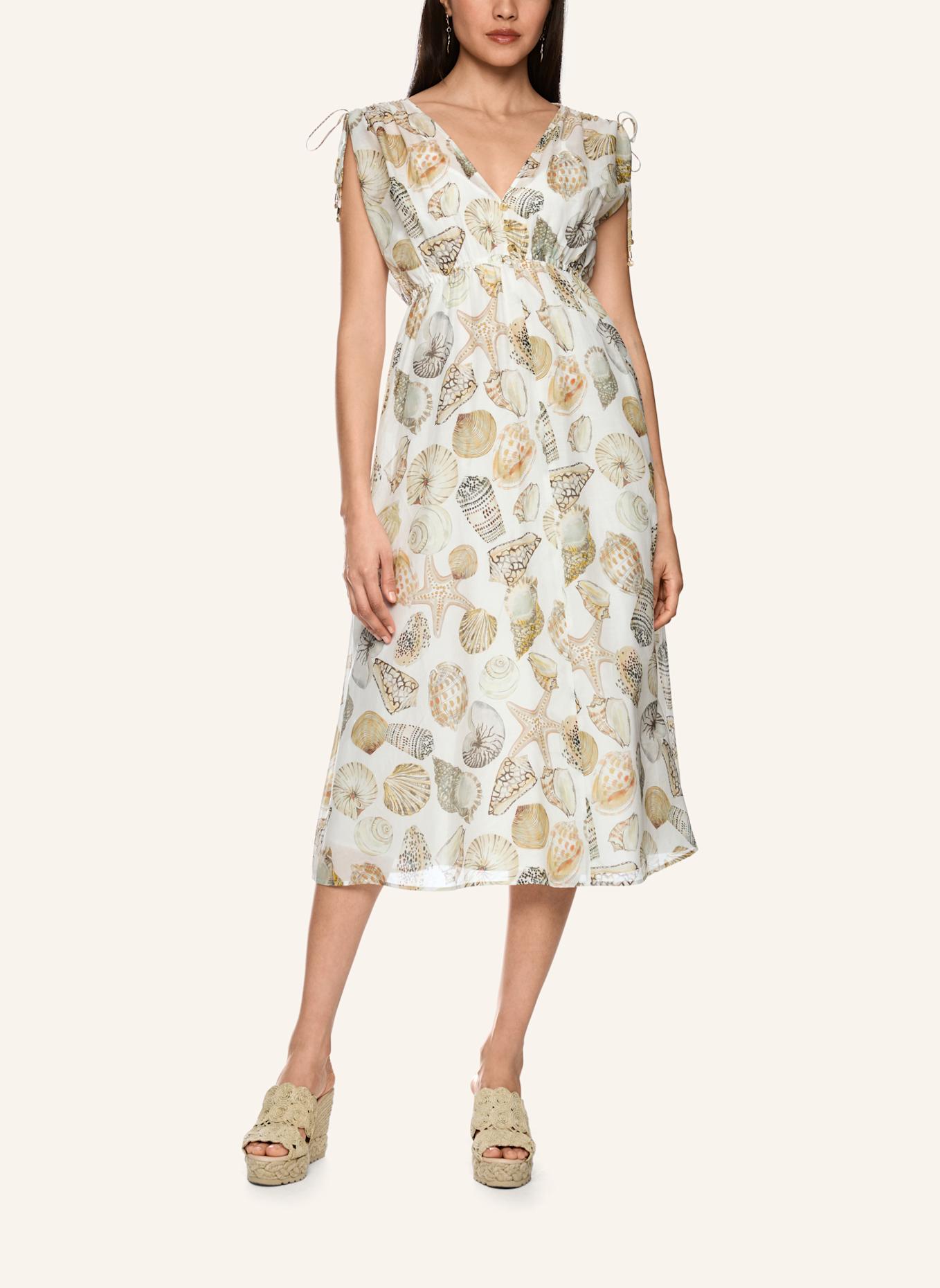 MARC CAIN Kleid: WEISS/ CREME