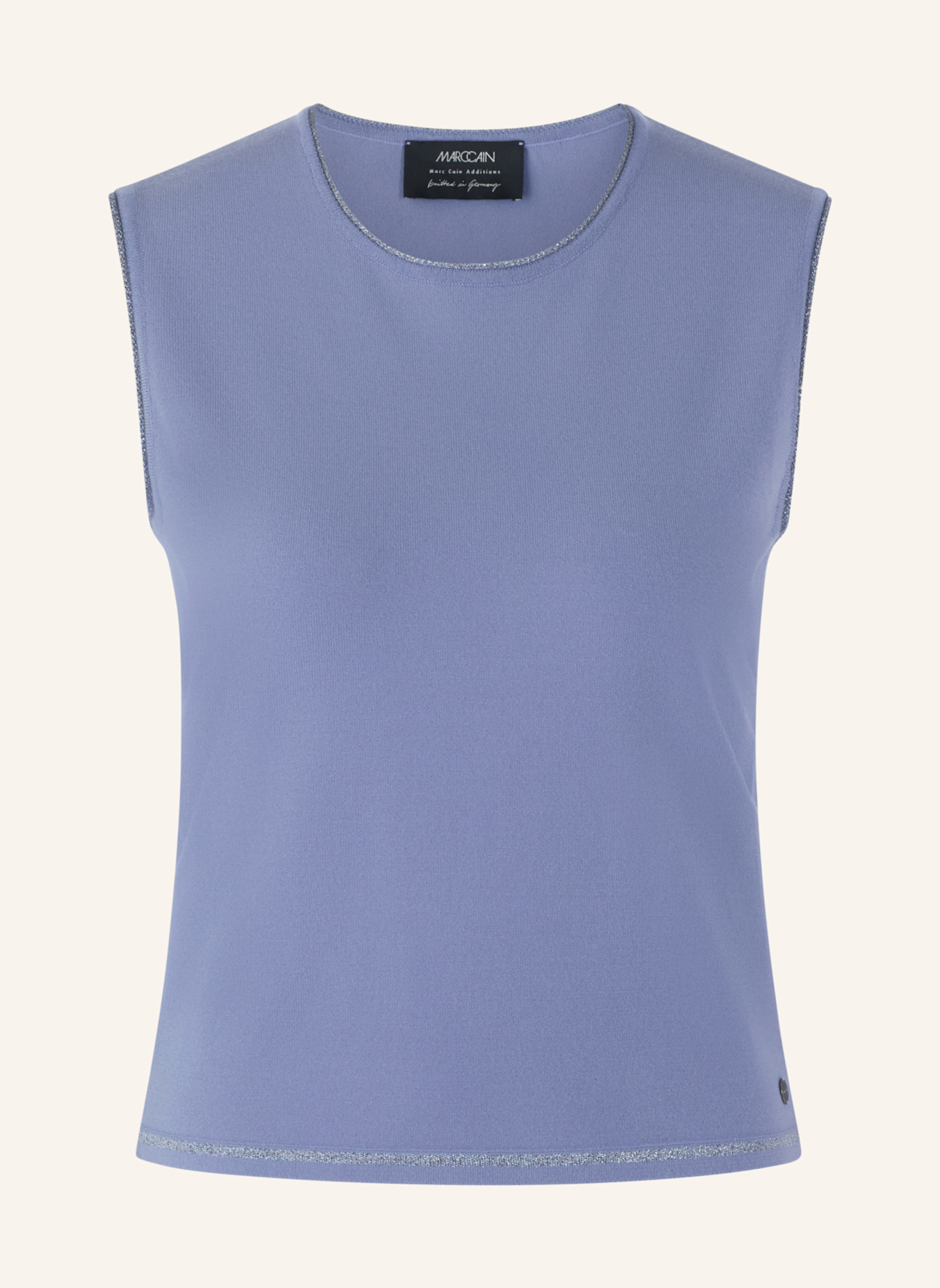 MARC CAIN Top mit Glitzergarn: LILA