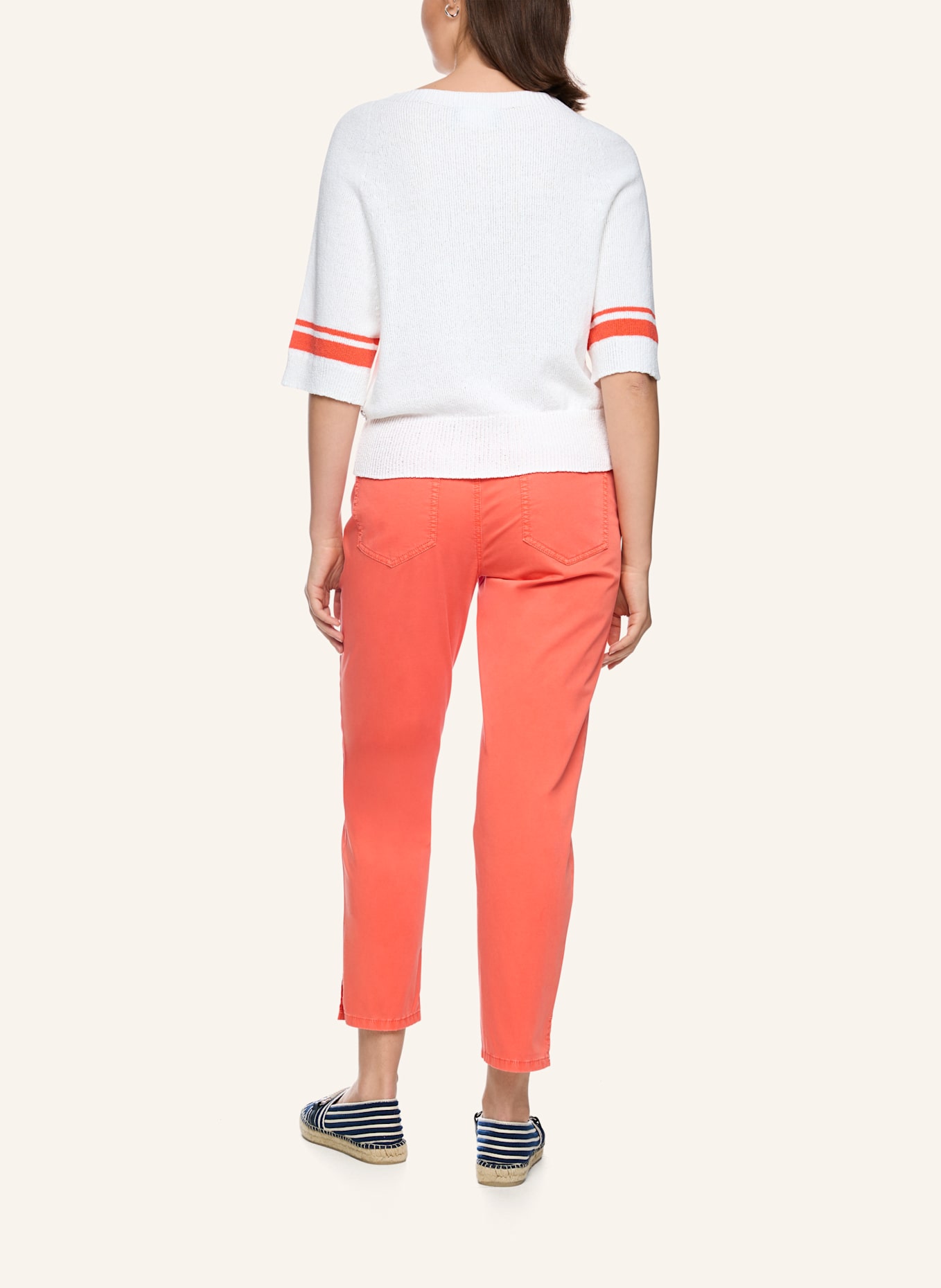 MARC CAIN Pullover: WEISS