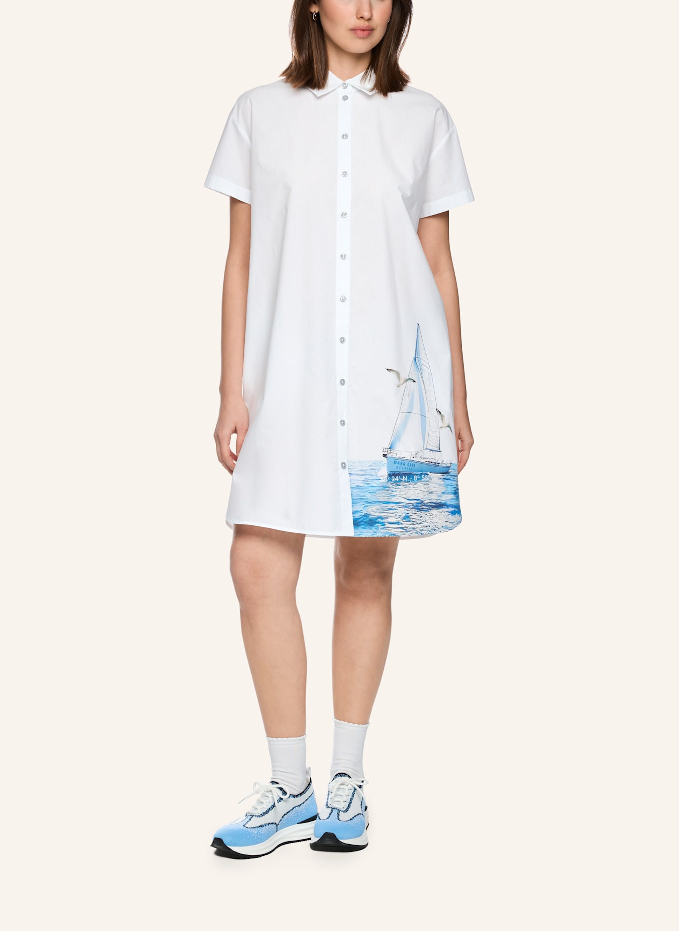 MARC CAIN Kleid: HELLBLAU