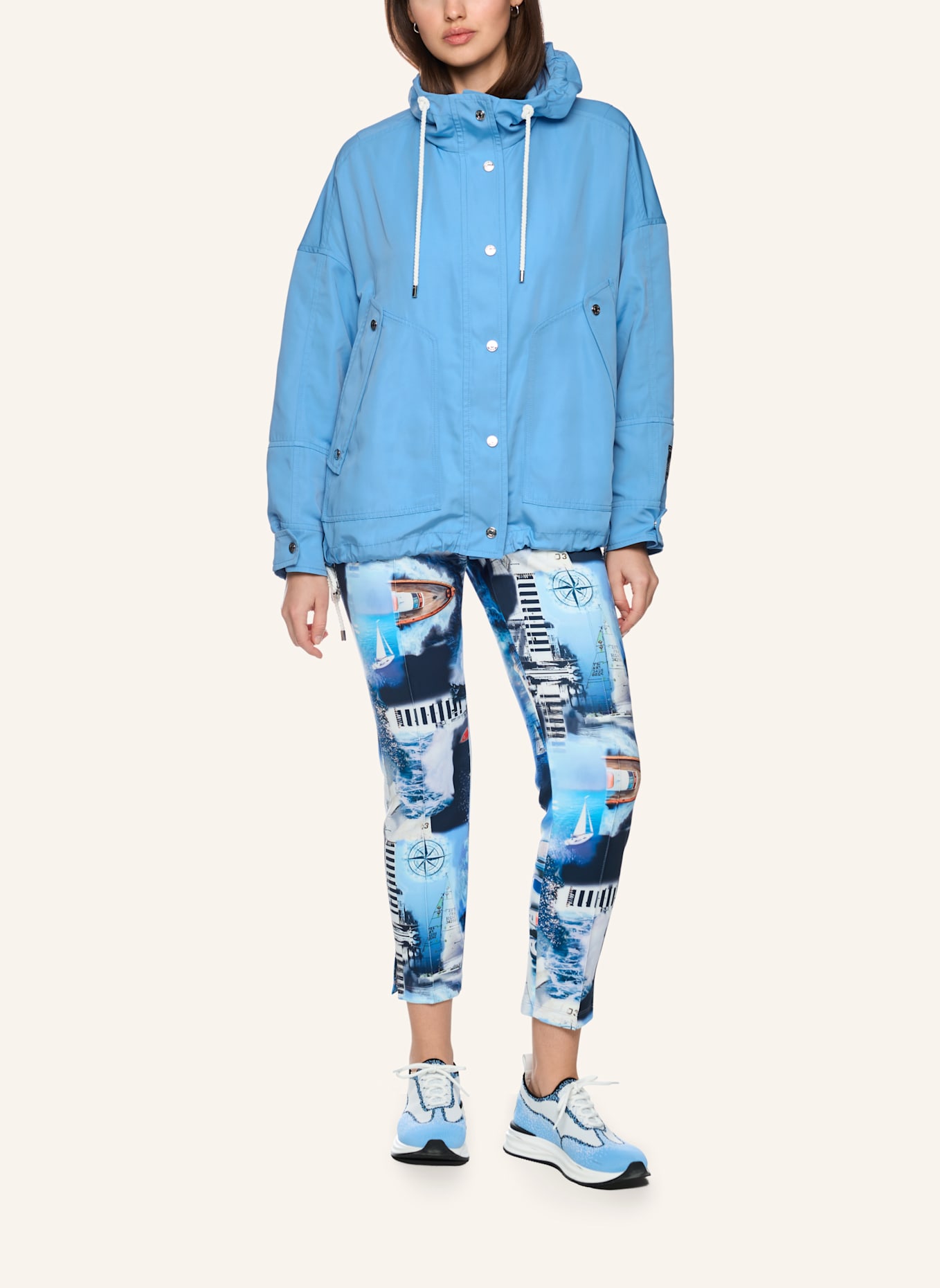 MARC CAIN Outdoor-Jacke: HELLBLAU