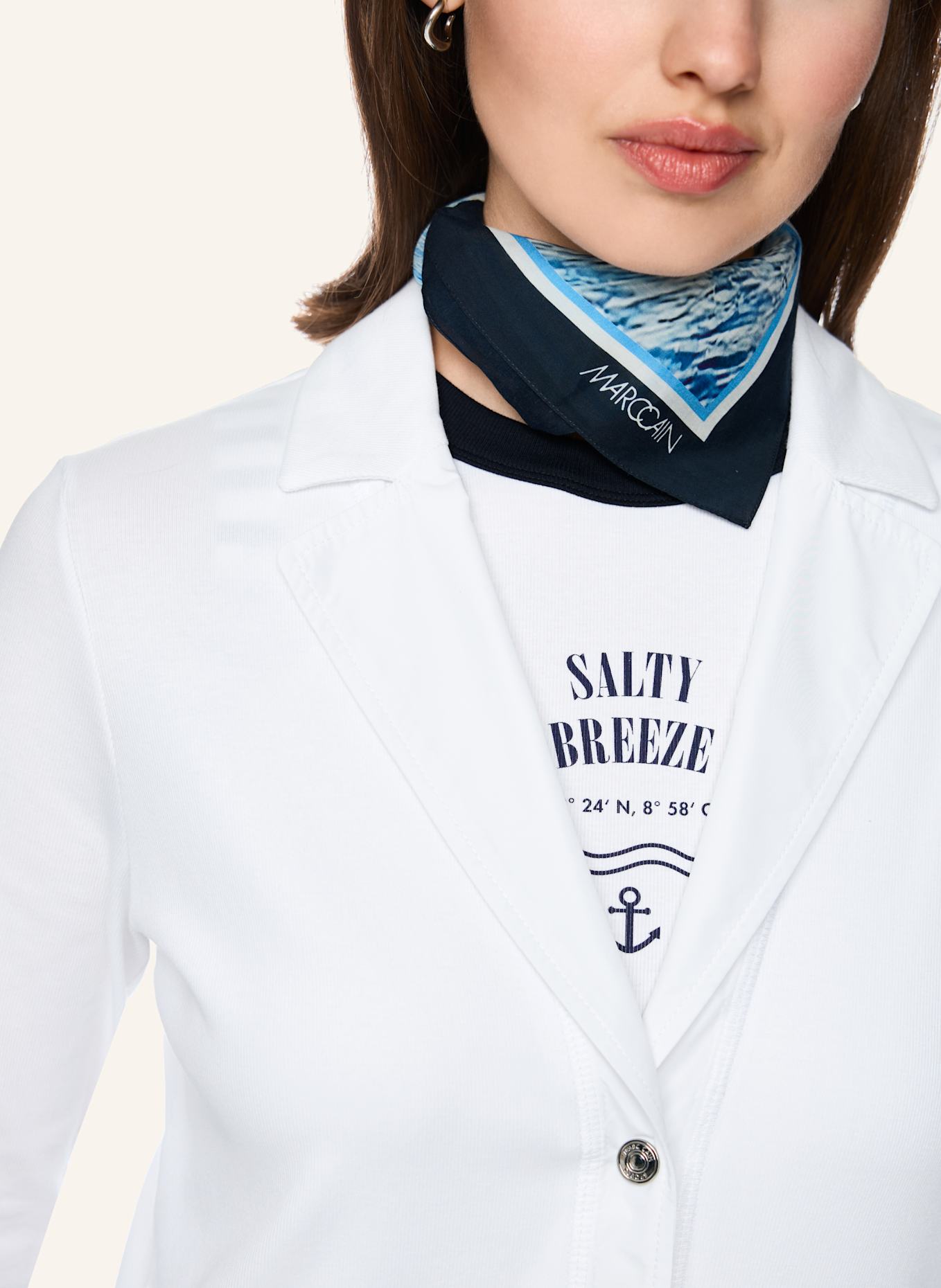 MARC CAIN Blazer: WEISS