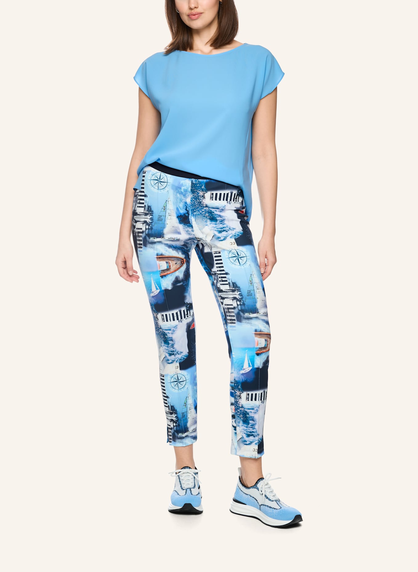MARC CAIN Hose SOFIA: HELLBLAU