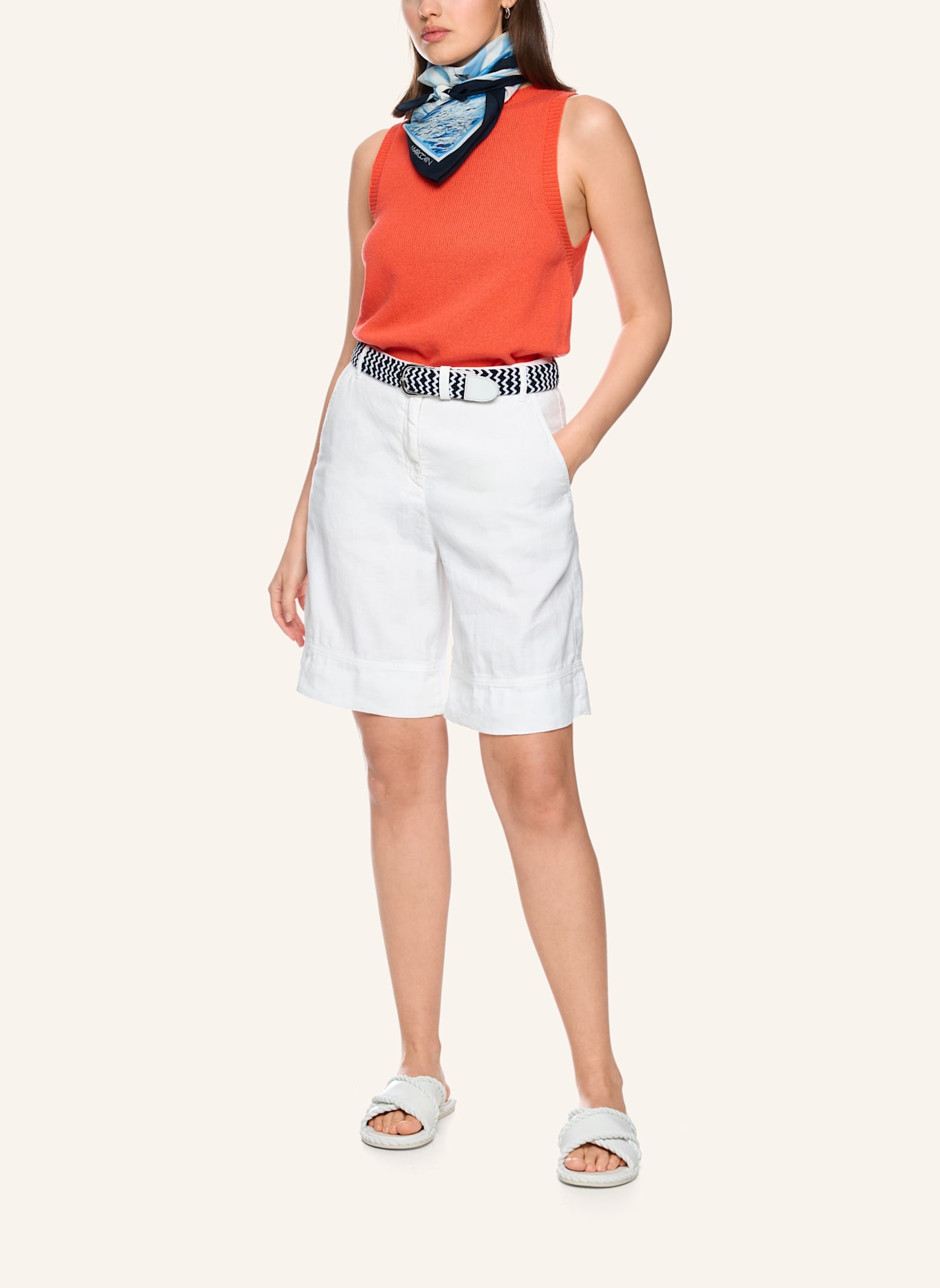 MARC CAIN Shorts WAUKEE: WEISS