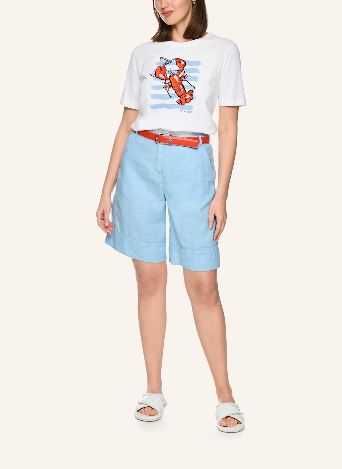MARC CAIN Shorts WAUKEE: HELLBLAU