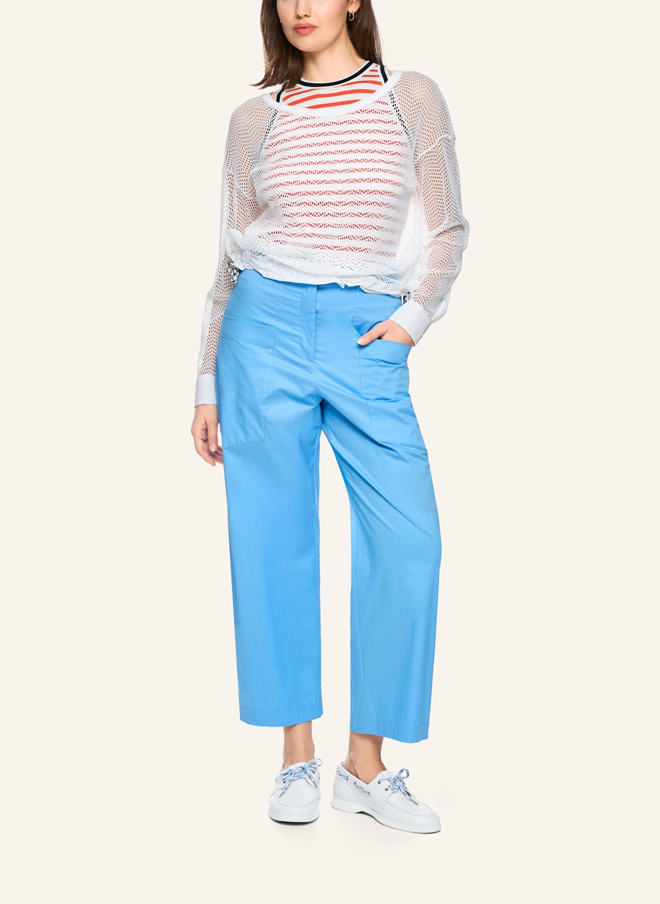 MARC CAIN T-Shirt: WEISS