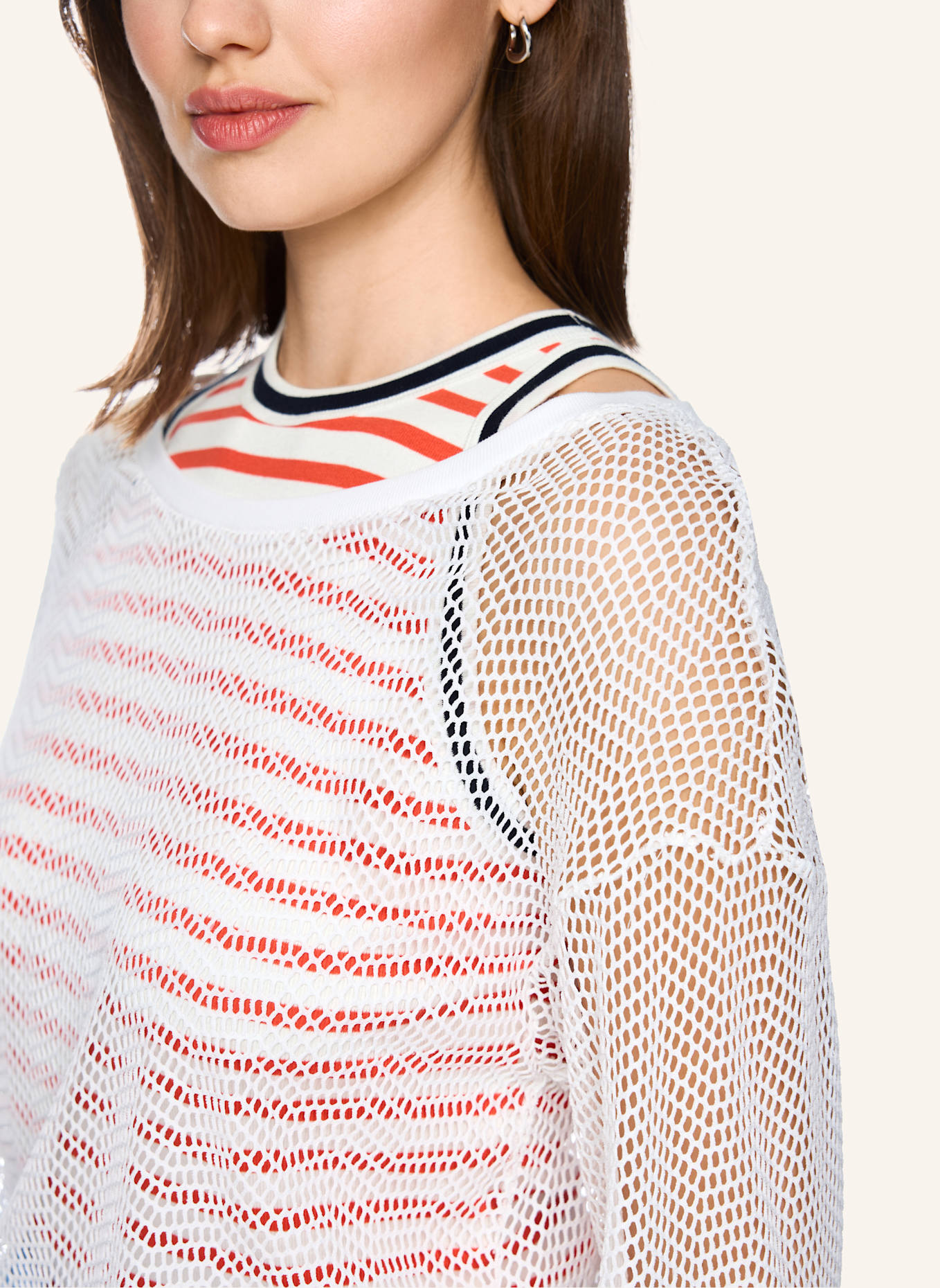 MARC CAIN T-Shirt: WEISS