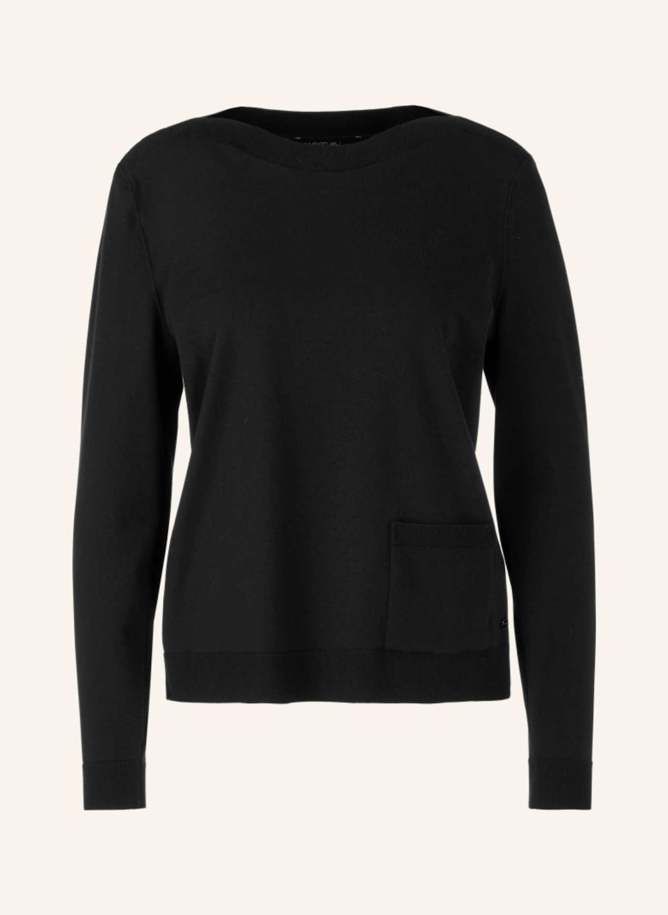 MARC CAIN Pullover: SCHWARZ