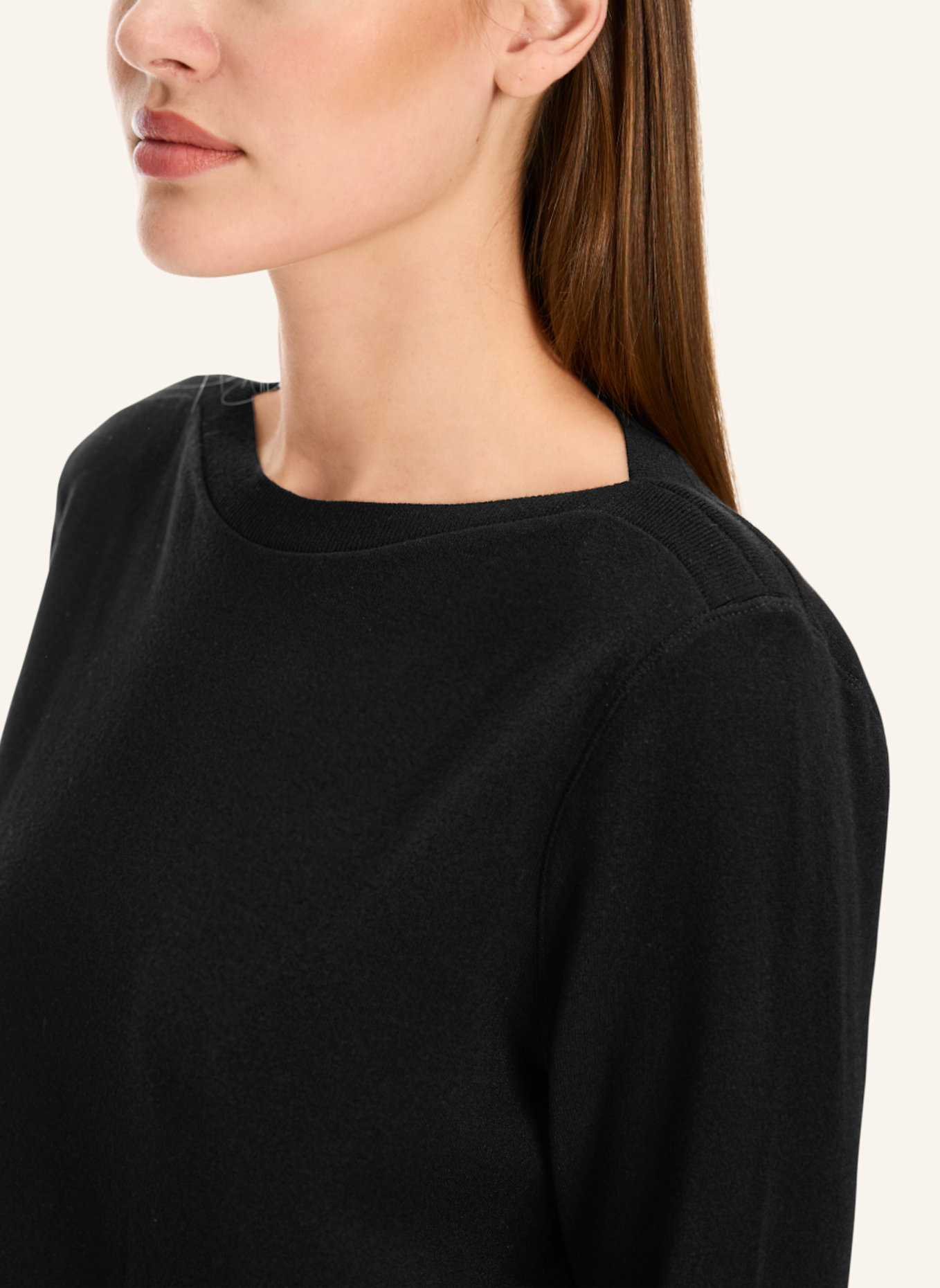 MARC CAIN Pullover: SCHWARZ