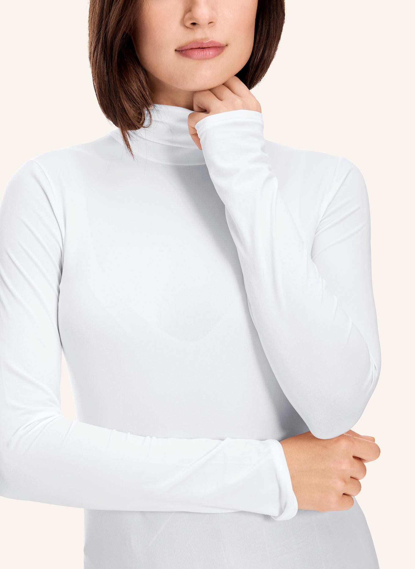 MARC CAIN T-Shirt: WEISS