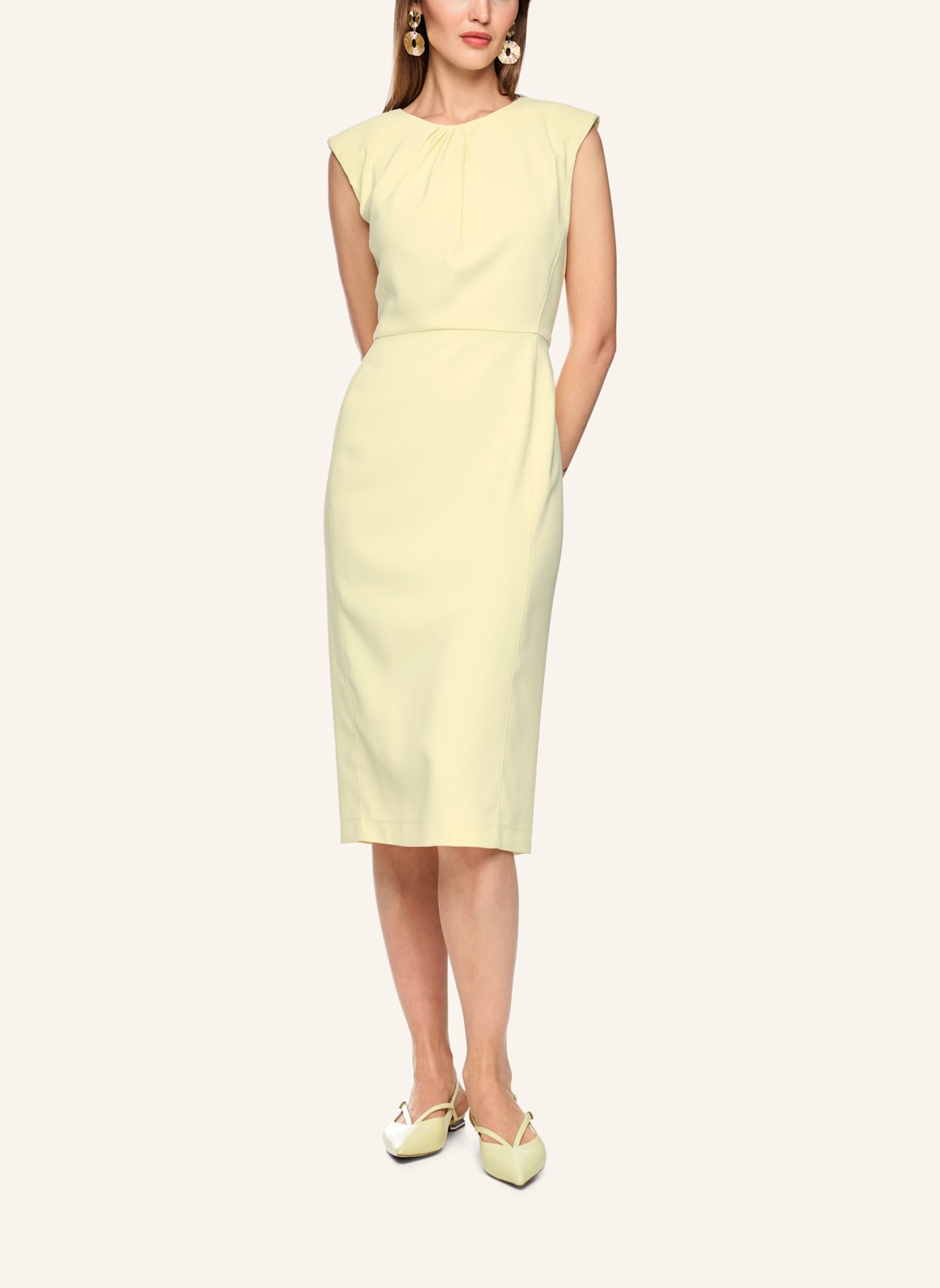 MARC CAIN Etuikleid: GELB