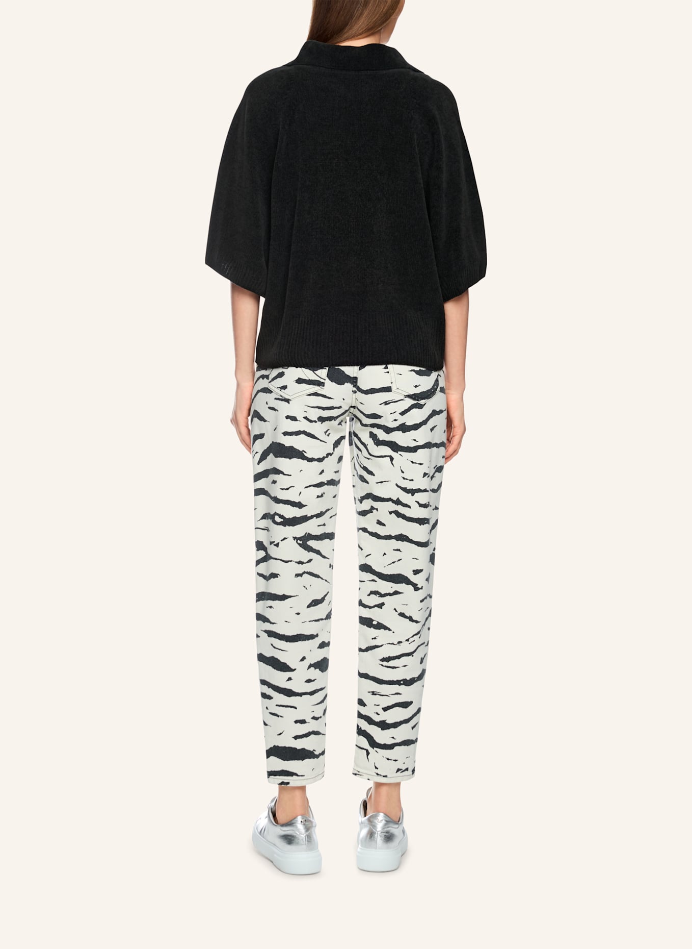 MARC CAIN Poloshirt: SCHWARZ