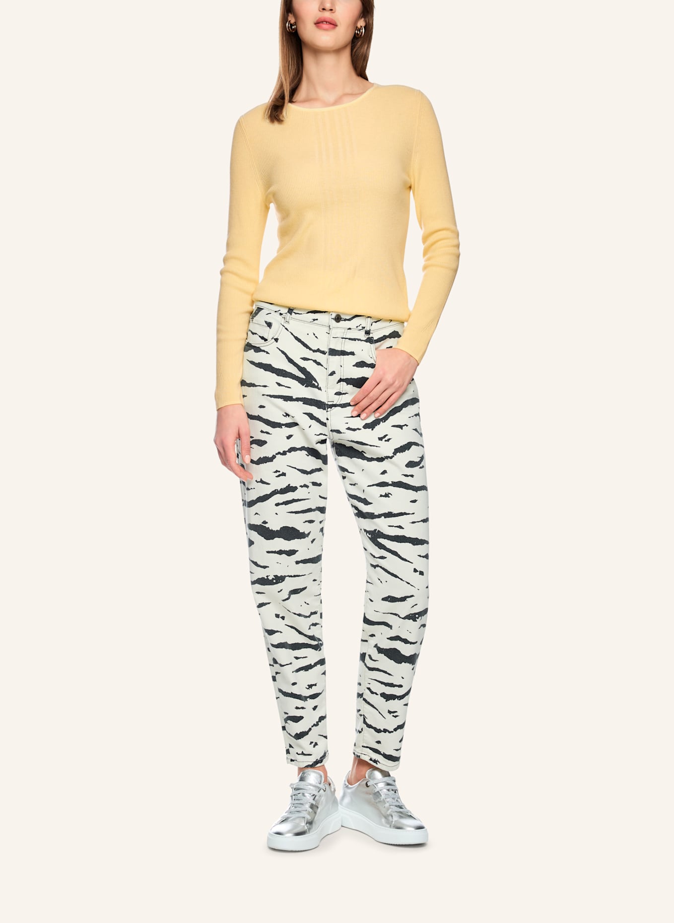 MARC CAIN Pullover: CREME