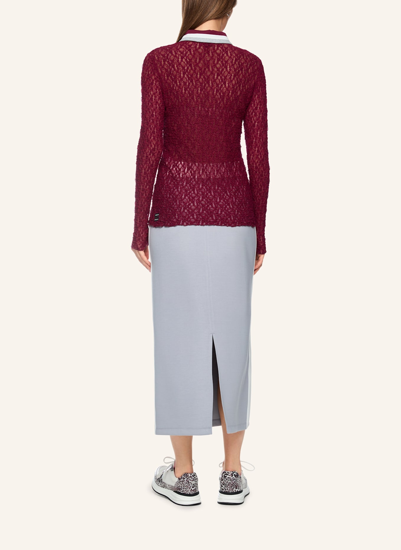 MARC CAIN Poloshirt: ROT