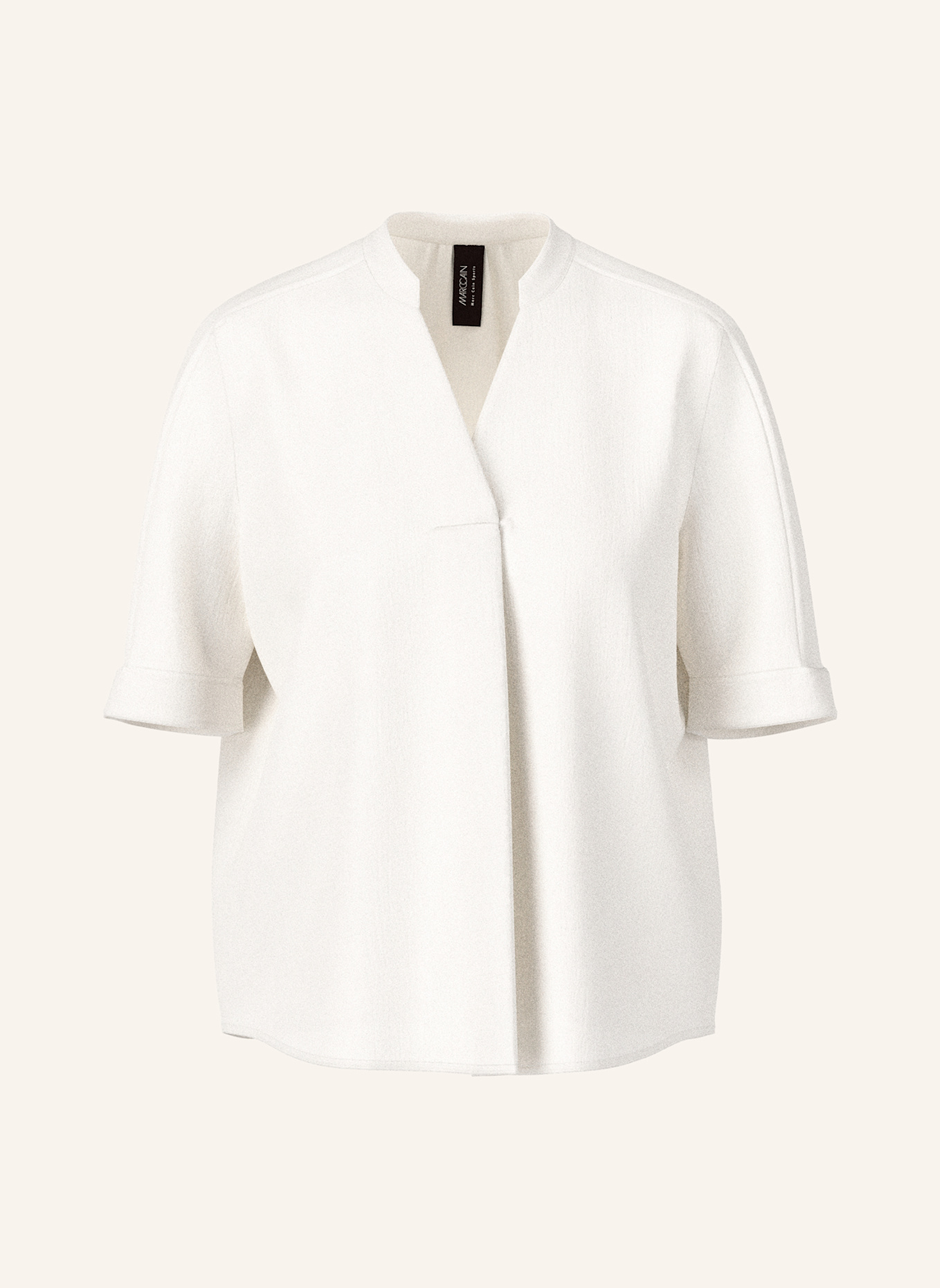 MARC CAIN Bluse: WEISS/ CREME