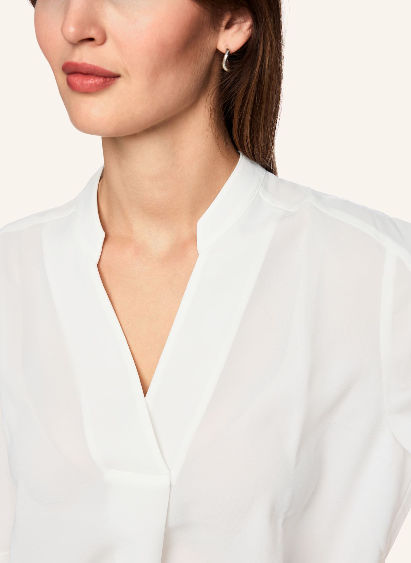 MARC CAIN Bluse: WEISS/ CREME