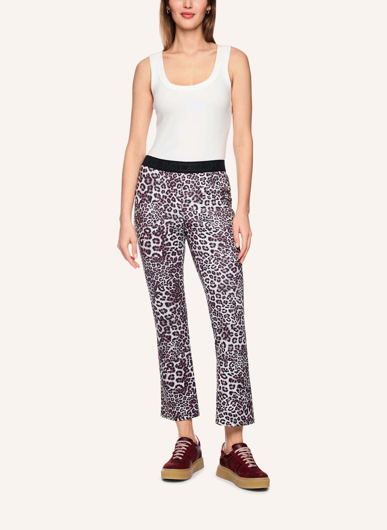 MARC CAIN Top: WEISS/ CREME