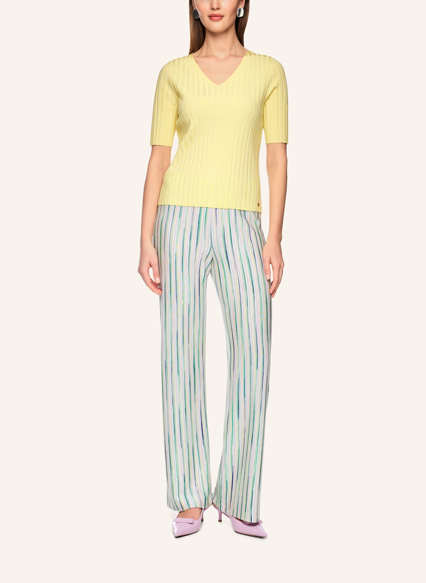 MARC CAIN Pullover: GELB