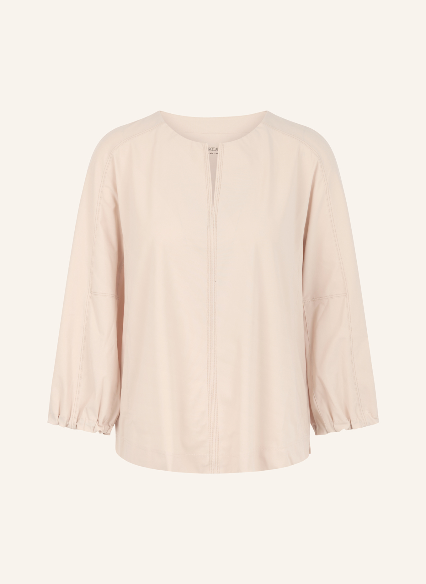 MARC CAIN Blusenshirt mit 3/4-Arm: BEIGE