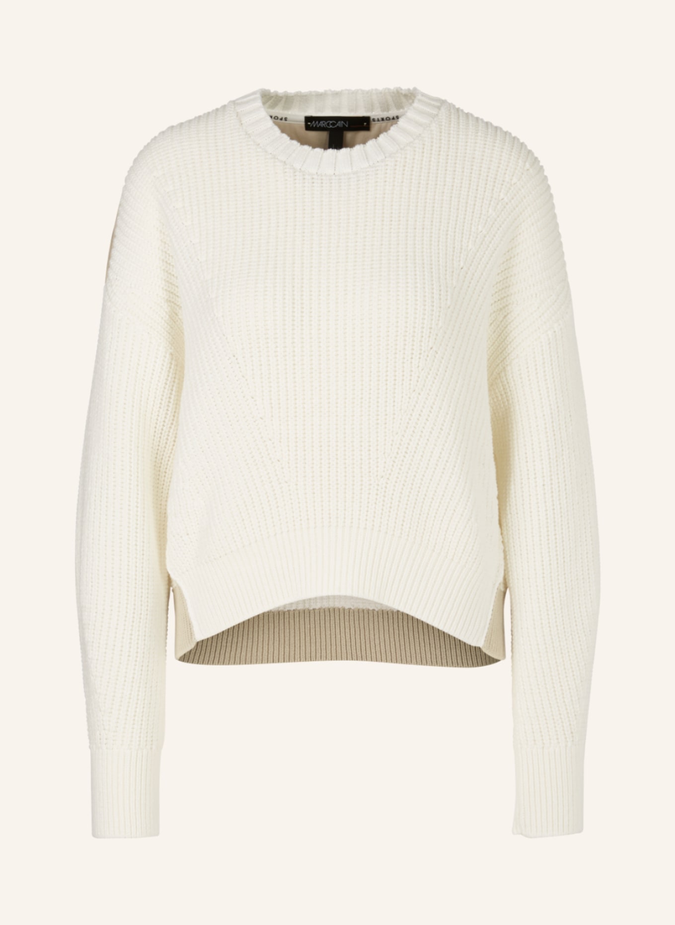MARC CAIN Pullover, Farbe: WEISS/ CREME (Bild 1)