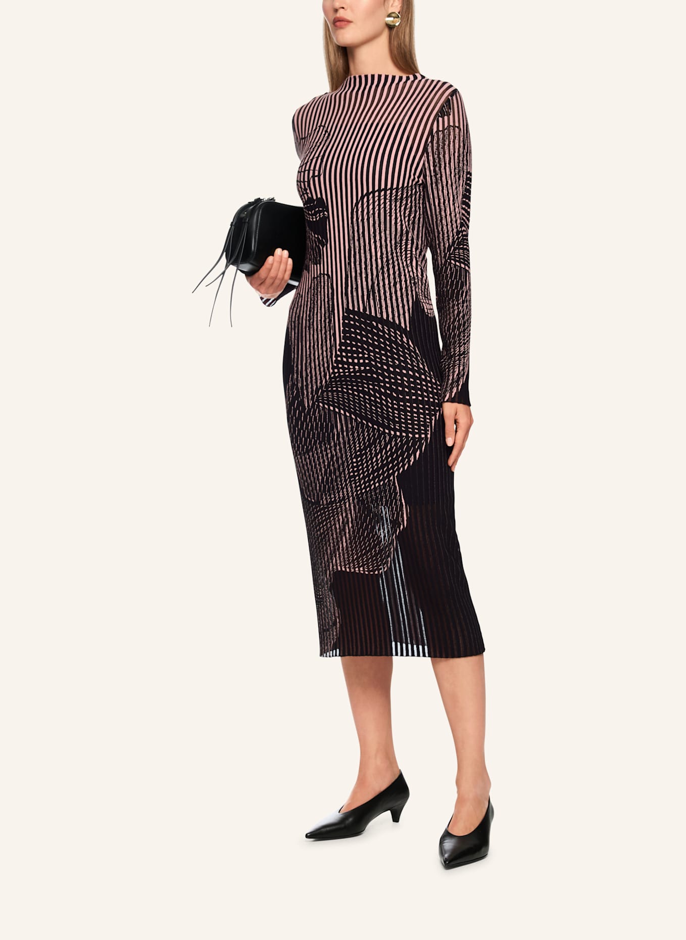 MARC CAIN Kleid: BEIGE