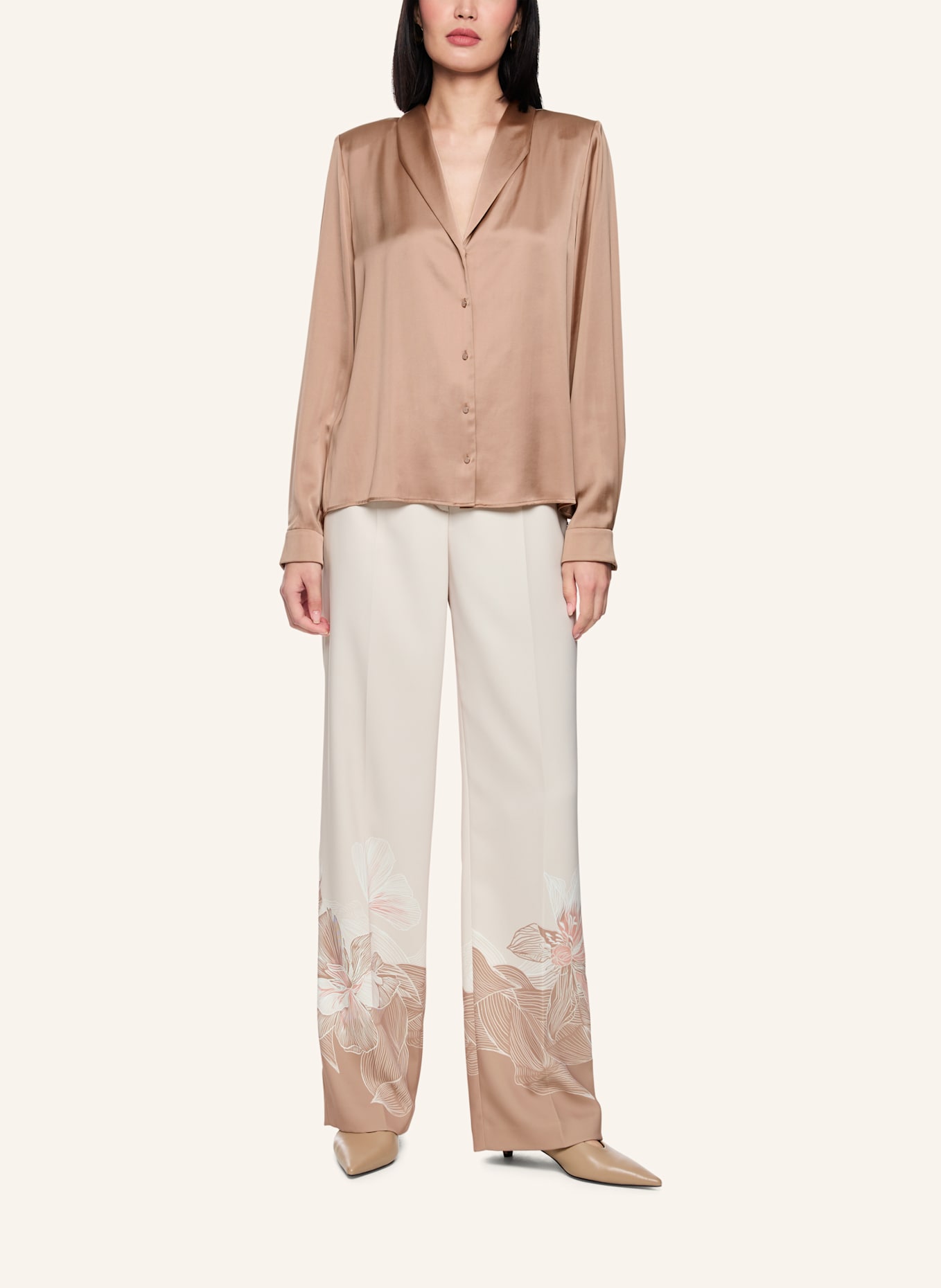 MARC CAIN Bluse: TAUPE