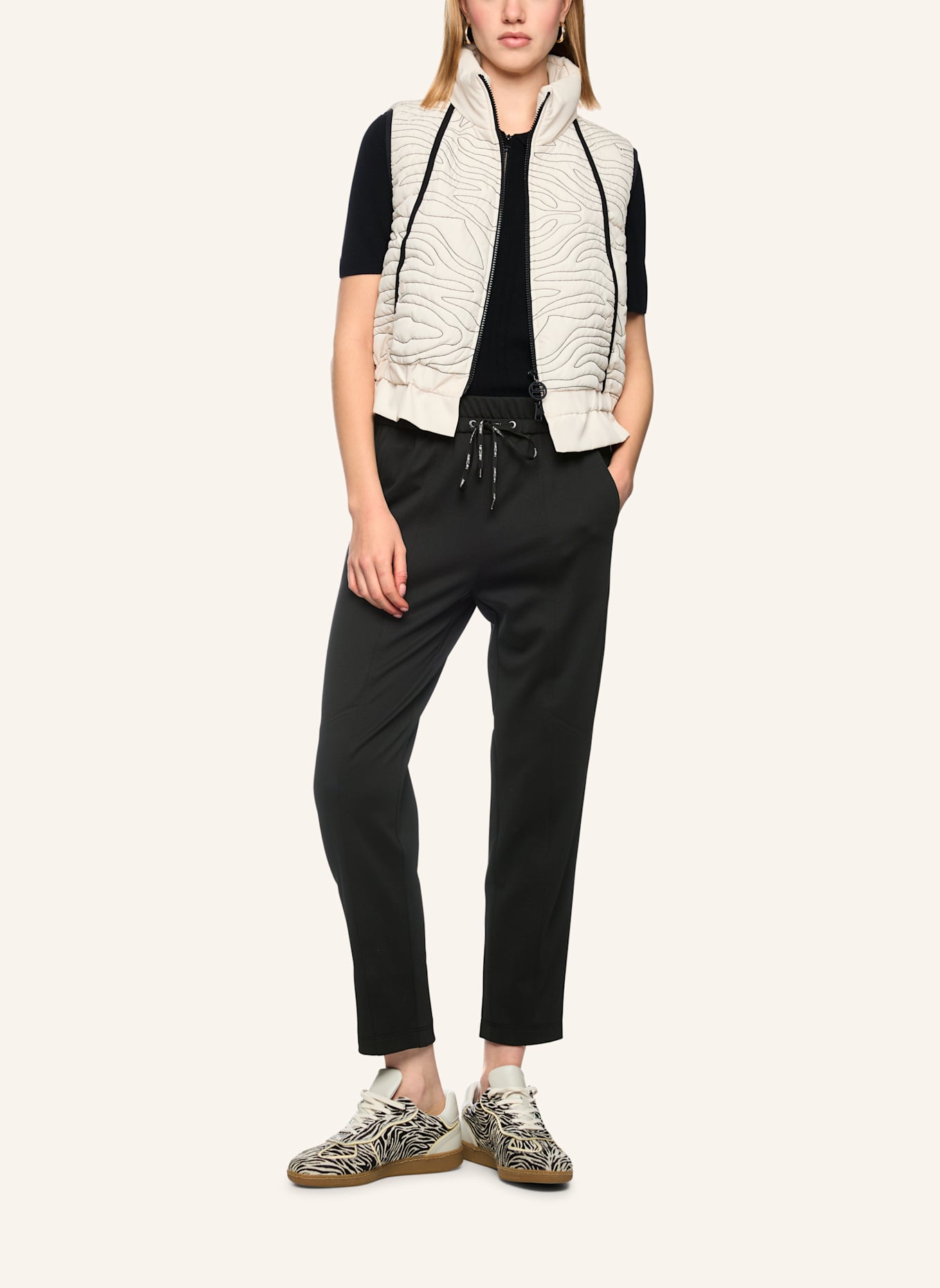 MARC CAIN Hose RHODOS: SCHWARZ