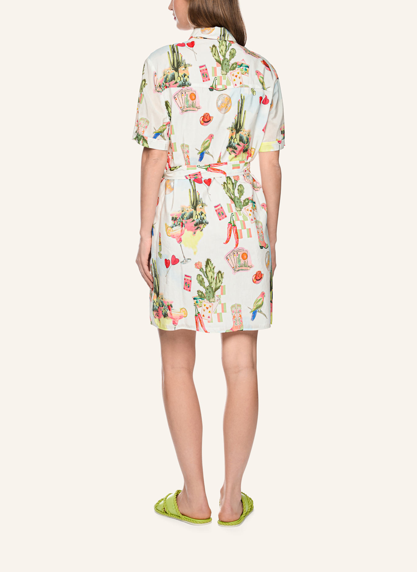 MARC CAIN Kleid: WEISS