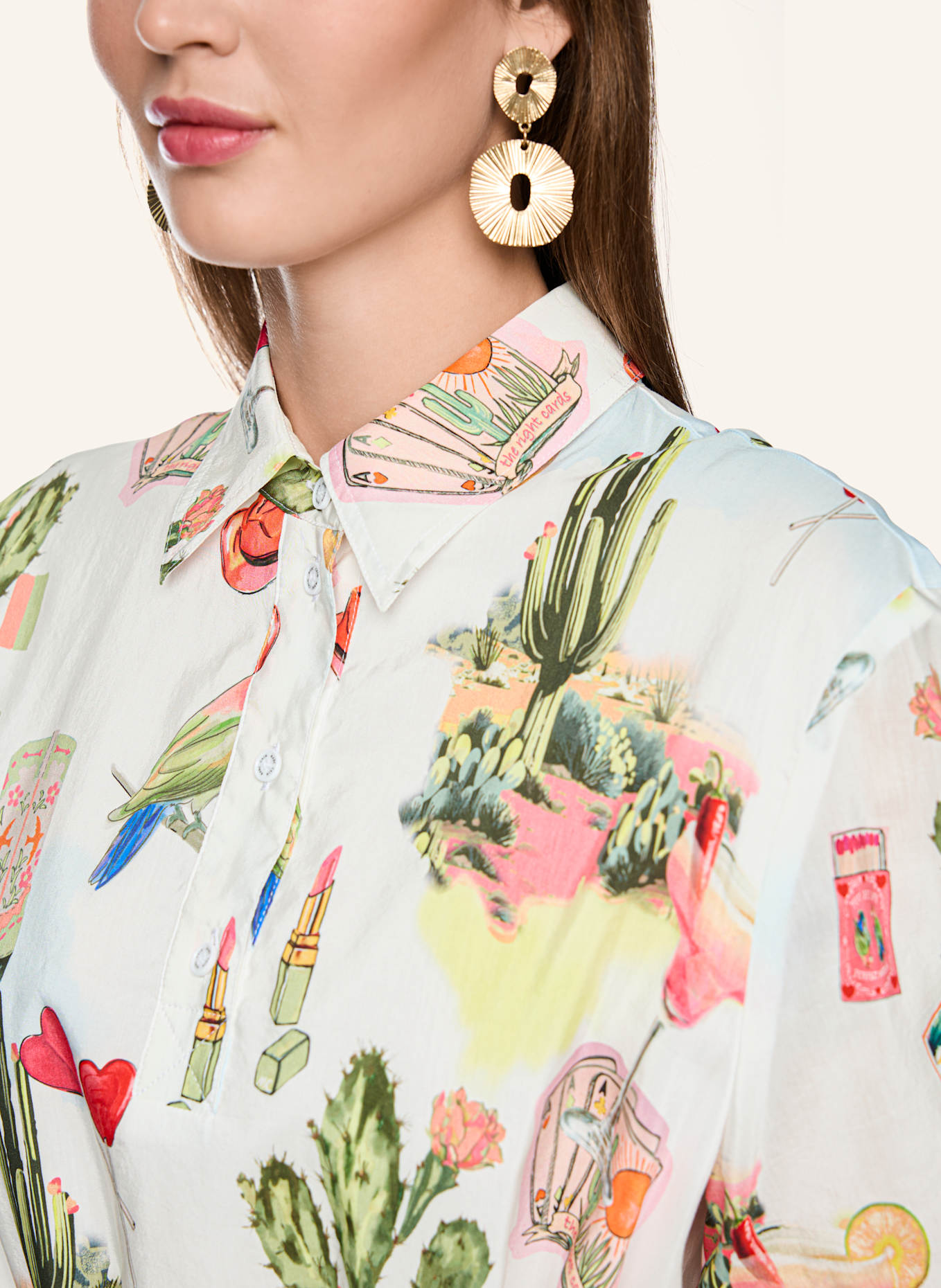 MARC CAIN Kleid: WEISS