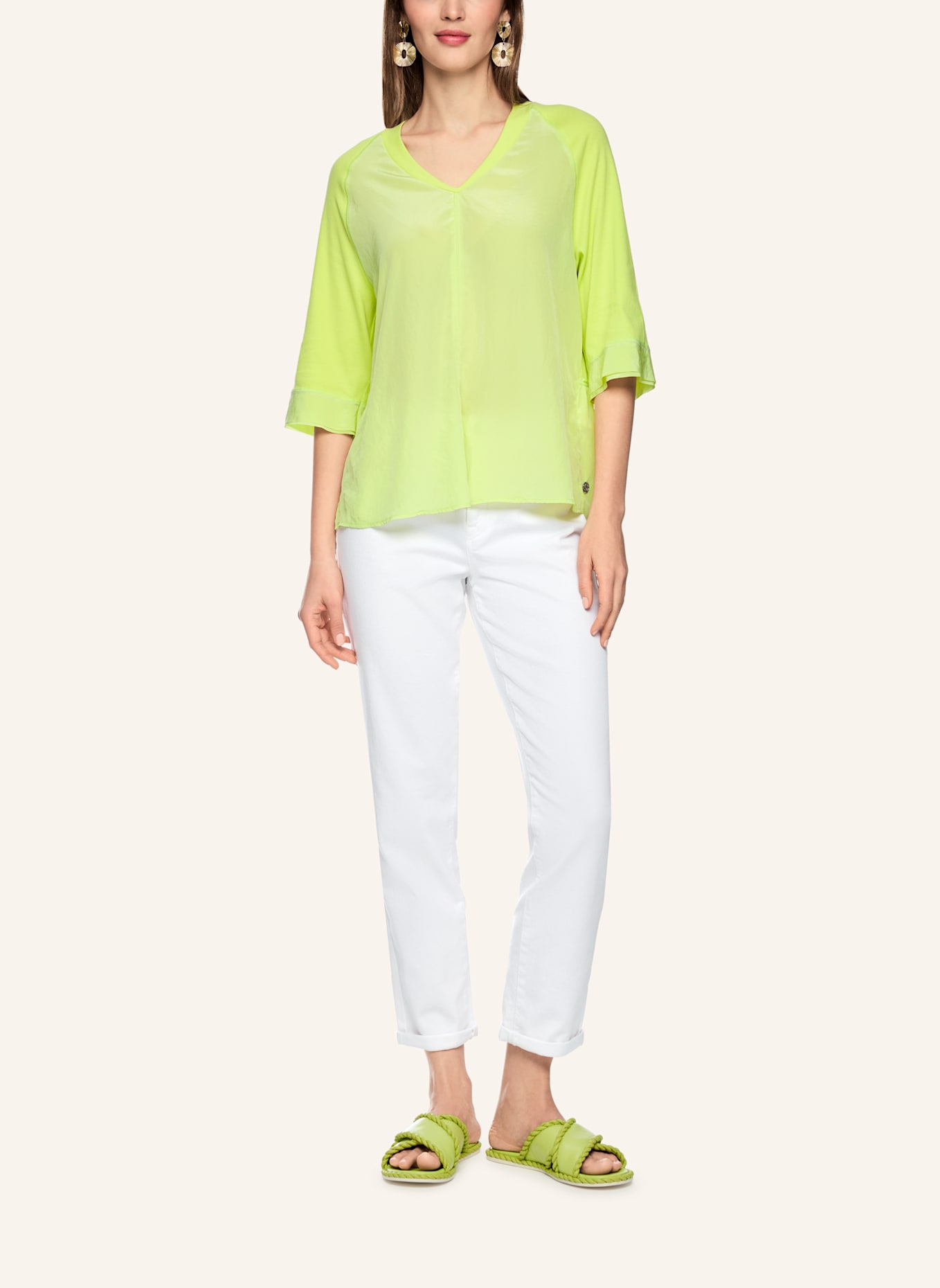 MARC CAIN Blusenshirt: GRÜN