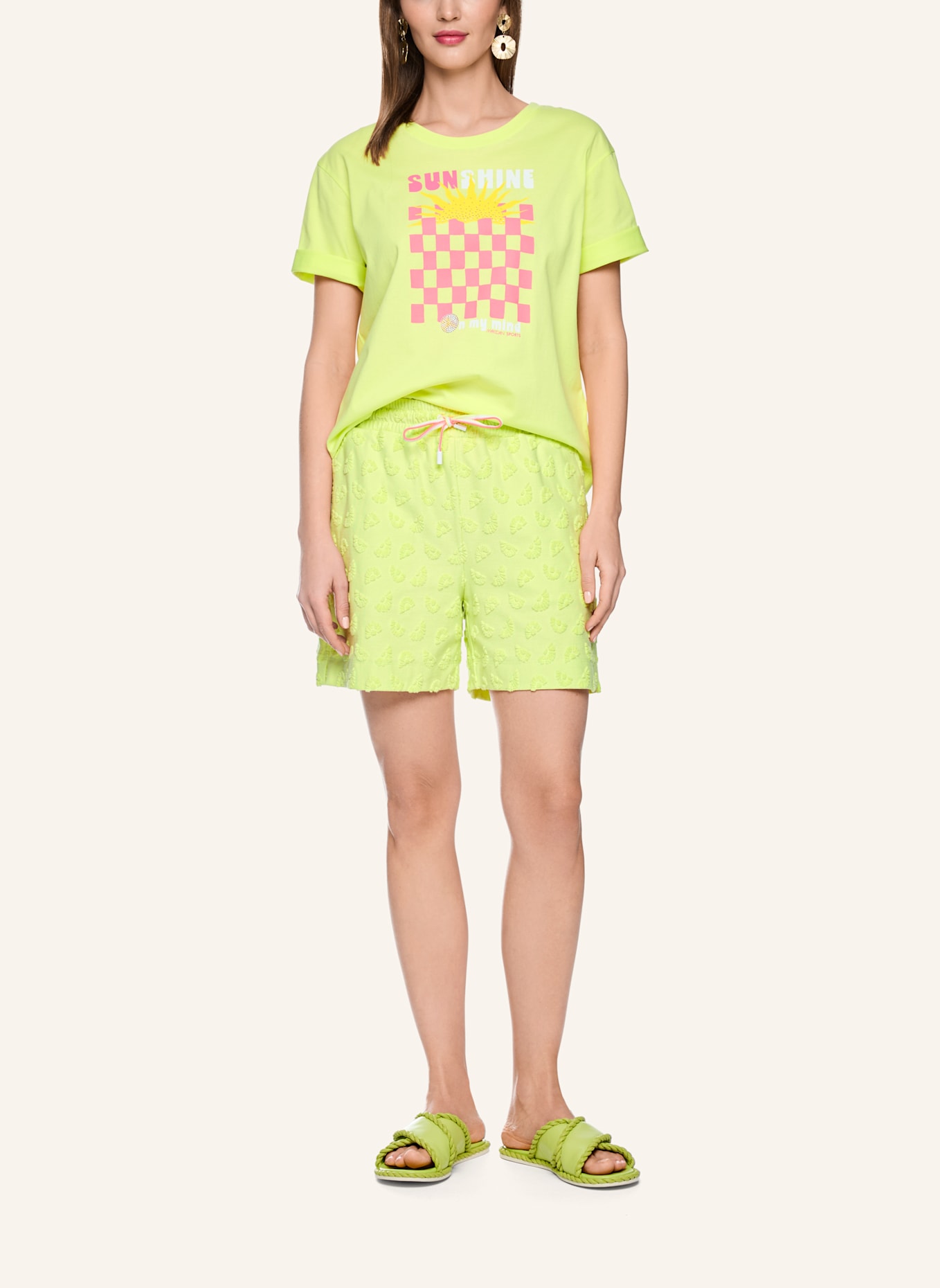 MARC CAIN T-Shirt: GRÜN